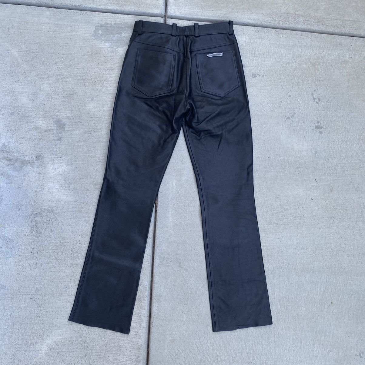 Chrome Hearts Chrome Hearts Leather Fleur Knee Pants Size US 26 / EU 42 - 2 Thumbnail