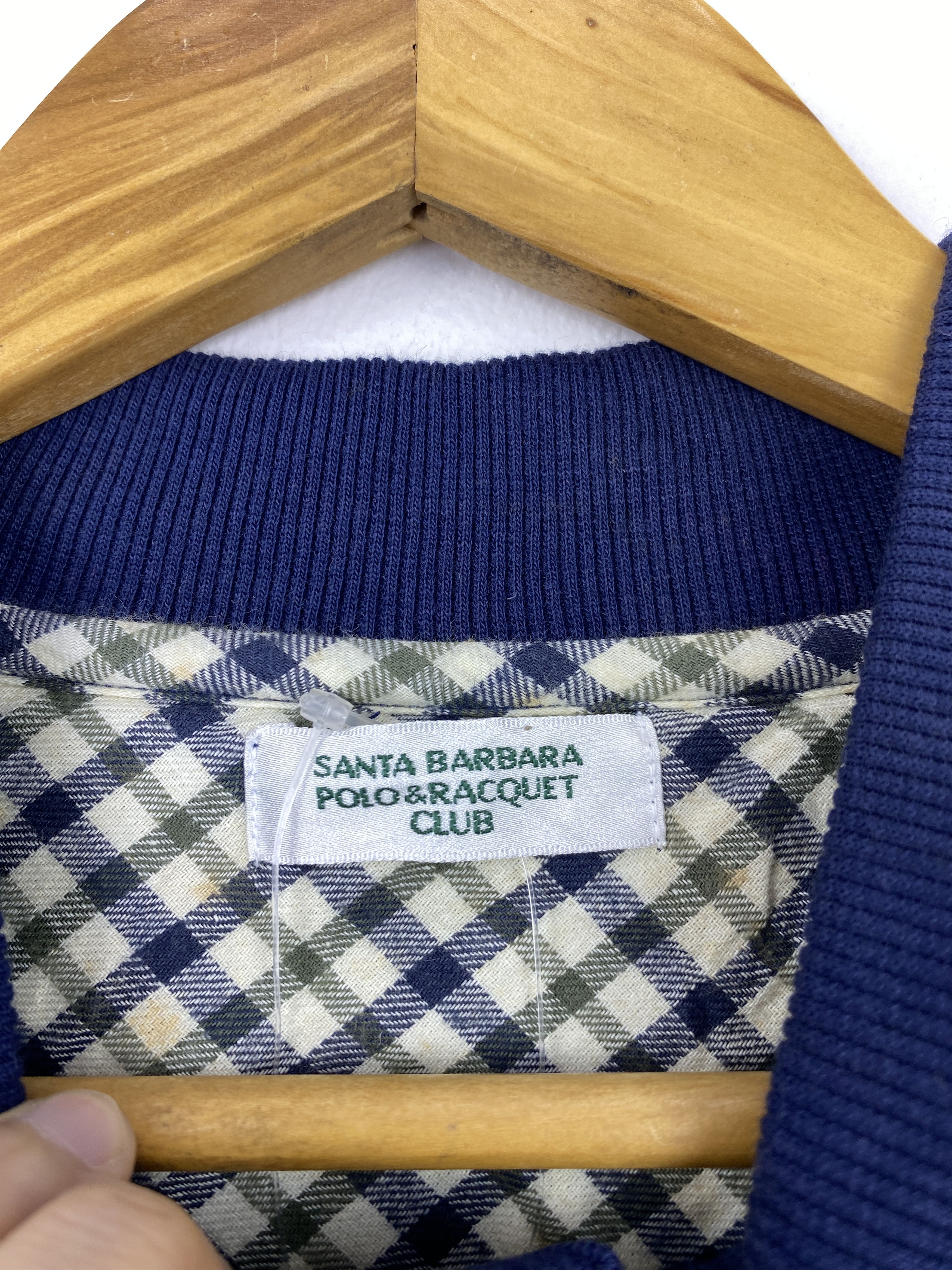 Vintage Vintage Santa Barbara Polo Club Henley Sweatshirt BP0049 Size US L / EU 52-54 / 3 - 5 Thumbnail