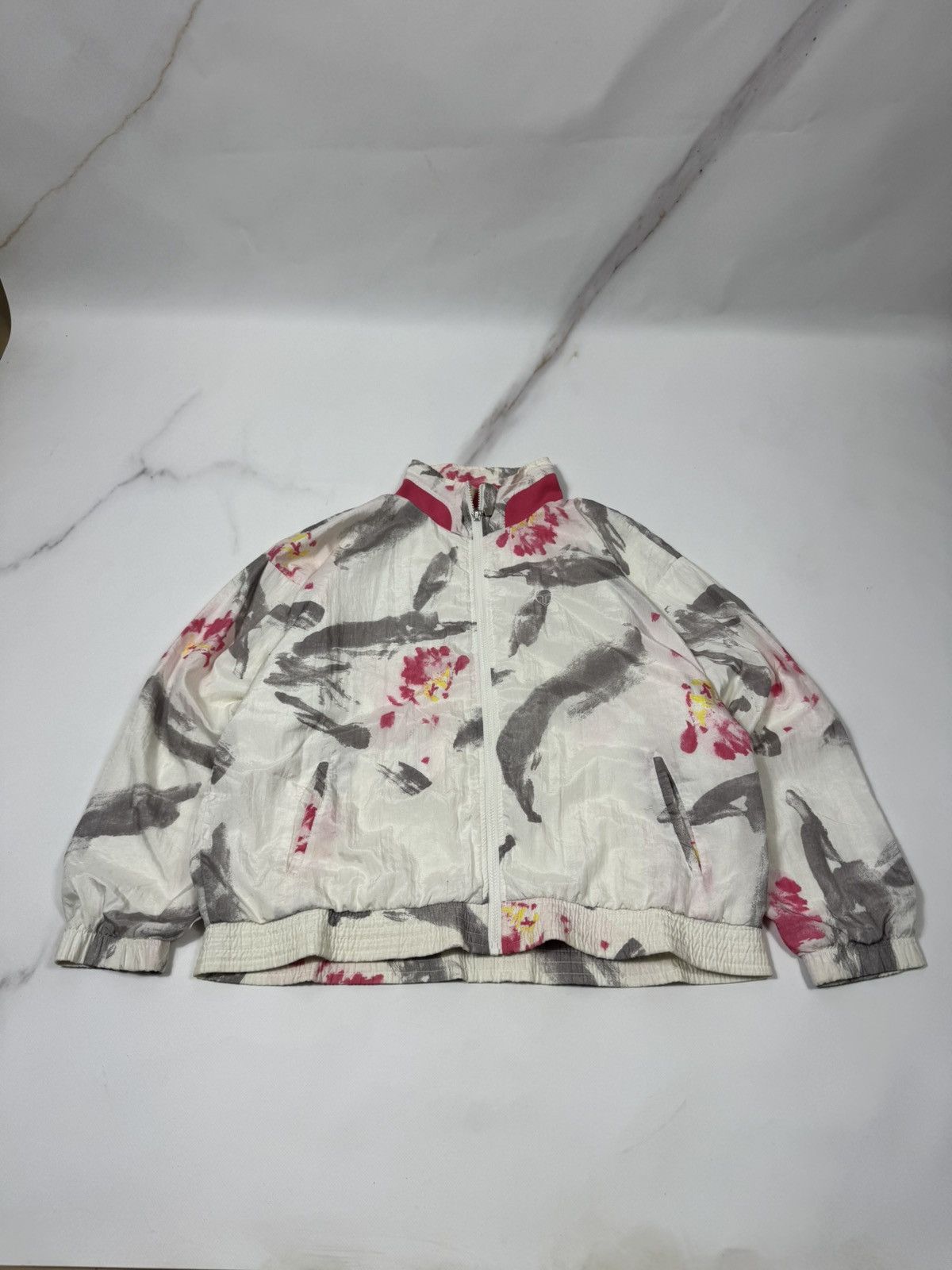 Sergio Tacchini Vintage Sergio Tacchini Nylon 90s Zip Jacket Size US M / EU 48-50 / 2 - 2 Thumbnail