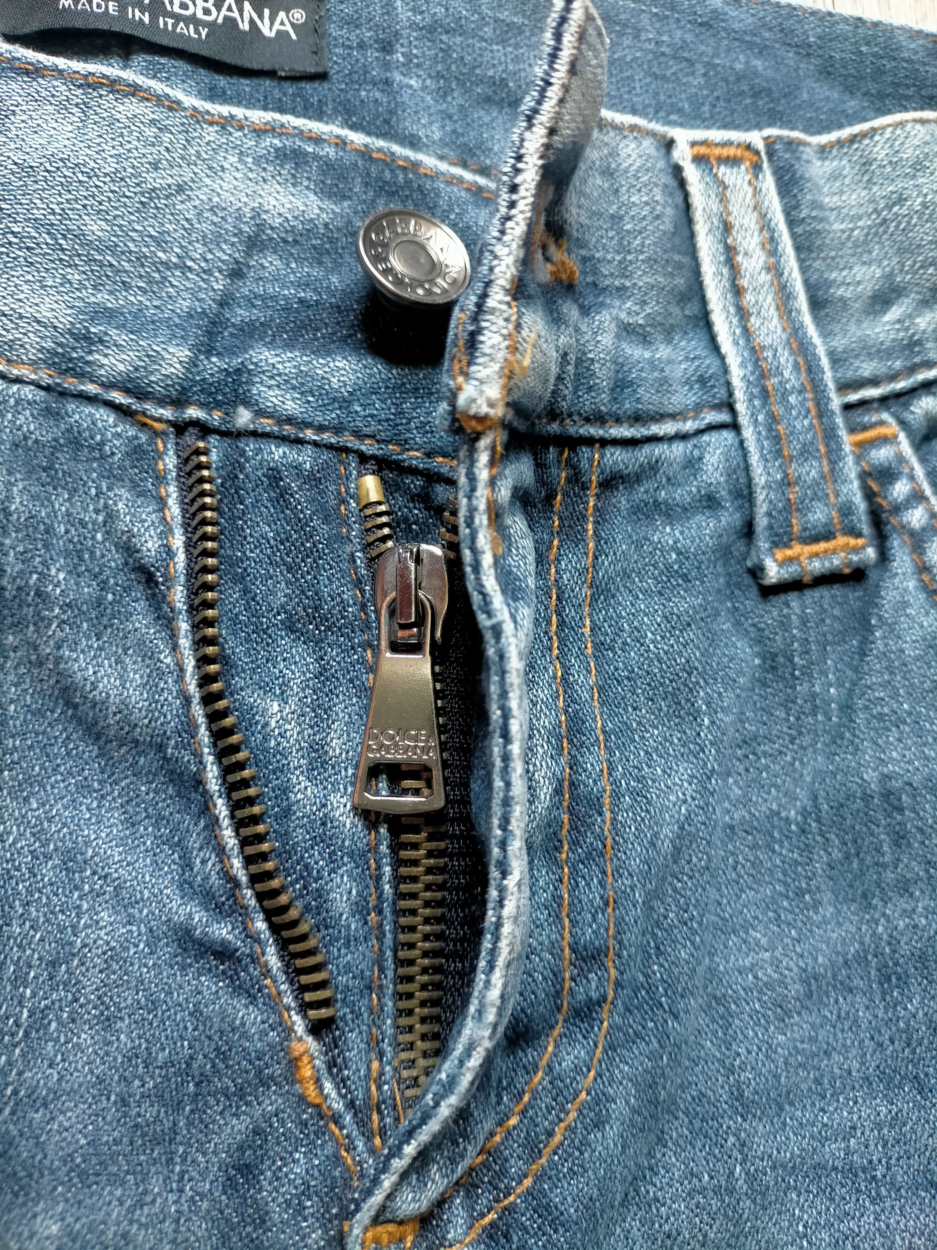 Dolce & Gabbana Dolce & Gabbana Double Zipped Distress Jeans Size US 30 / EU 46 - 3 Thumbnail
