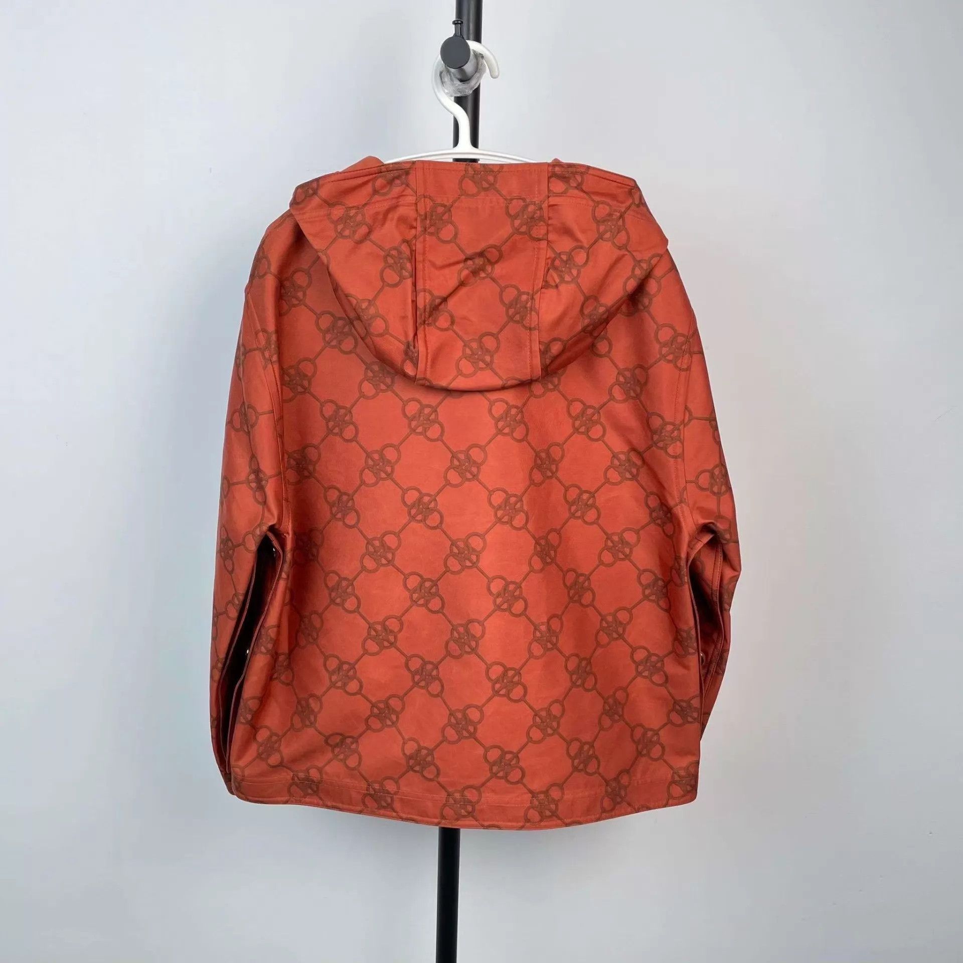 Hermes Hermès new with tags hooded jacket 36 orange Size XS / US 0-2 / IT 36-38 - 2 Thumbnail