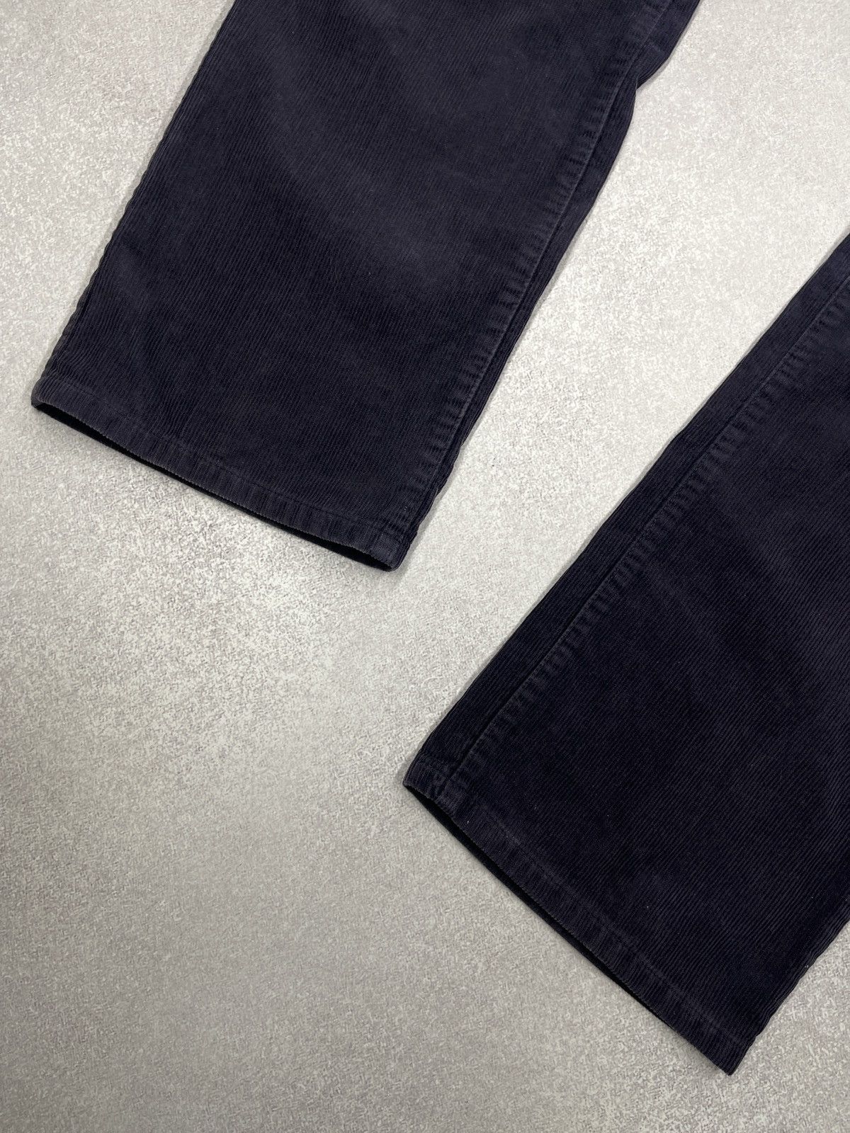 Yves Saint Laurent Vintage Yves Saint Laurent Corduroy Pants Purple Big Logo Size US 32 / EU 48 - 8 Thumbnail