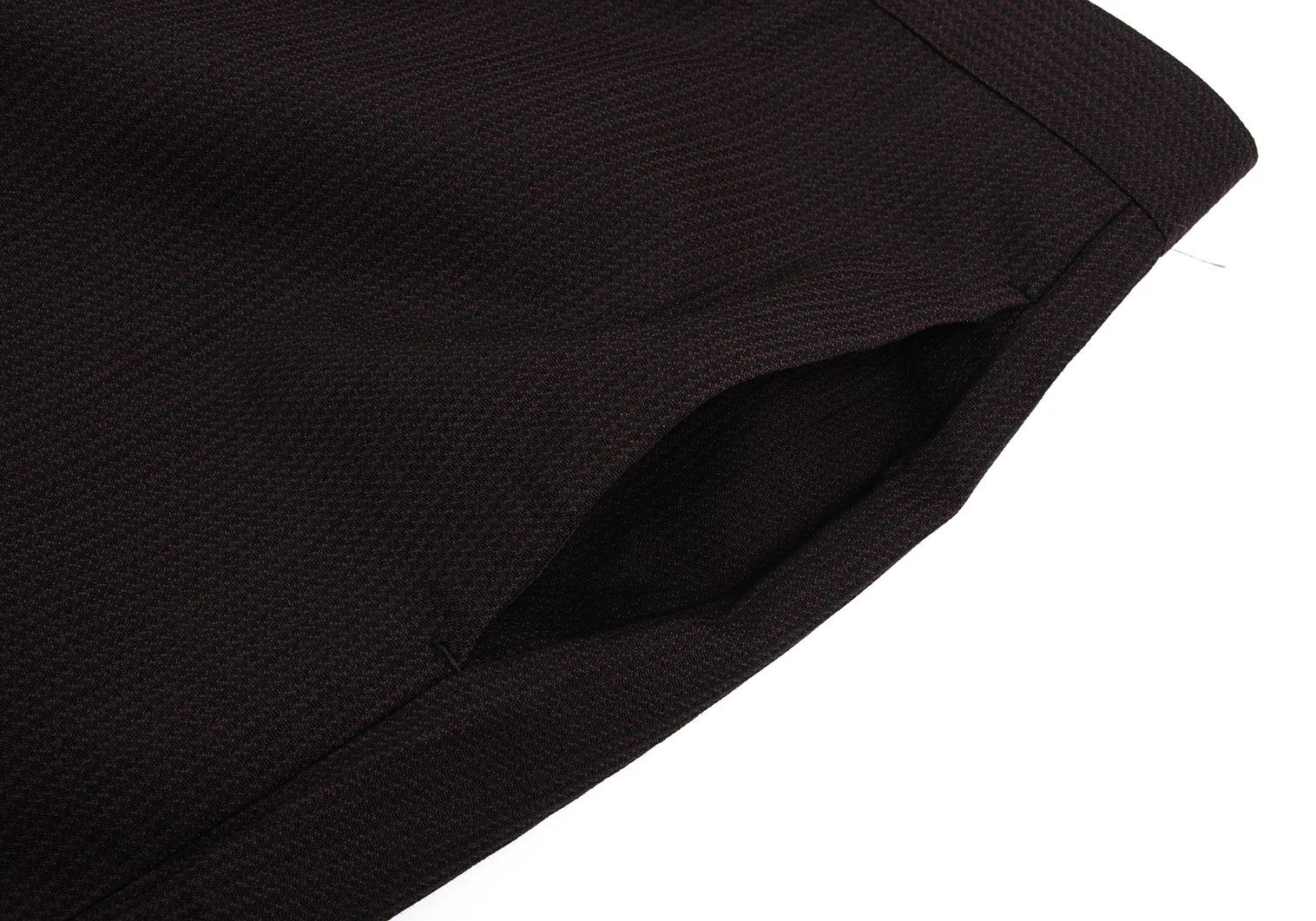 Jean Paul Gaultier Wool Zigzag Stripe Pants in Bordeaux Size 50 Size US 34 / EU 50 - 3 Thumbnail
