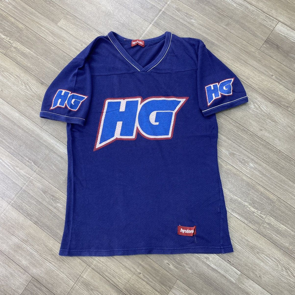 Hysteric Glamour Vintage Hysteric Glamour OG Iconic Logo Blue Mesh Jersey Y2K Size US M / EU 48-50 / 2 - 1 Thumbnail