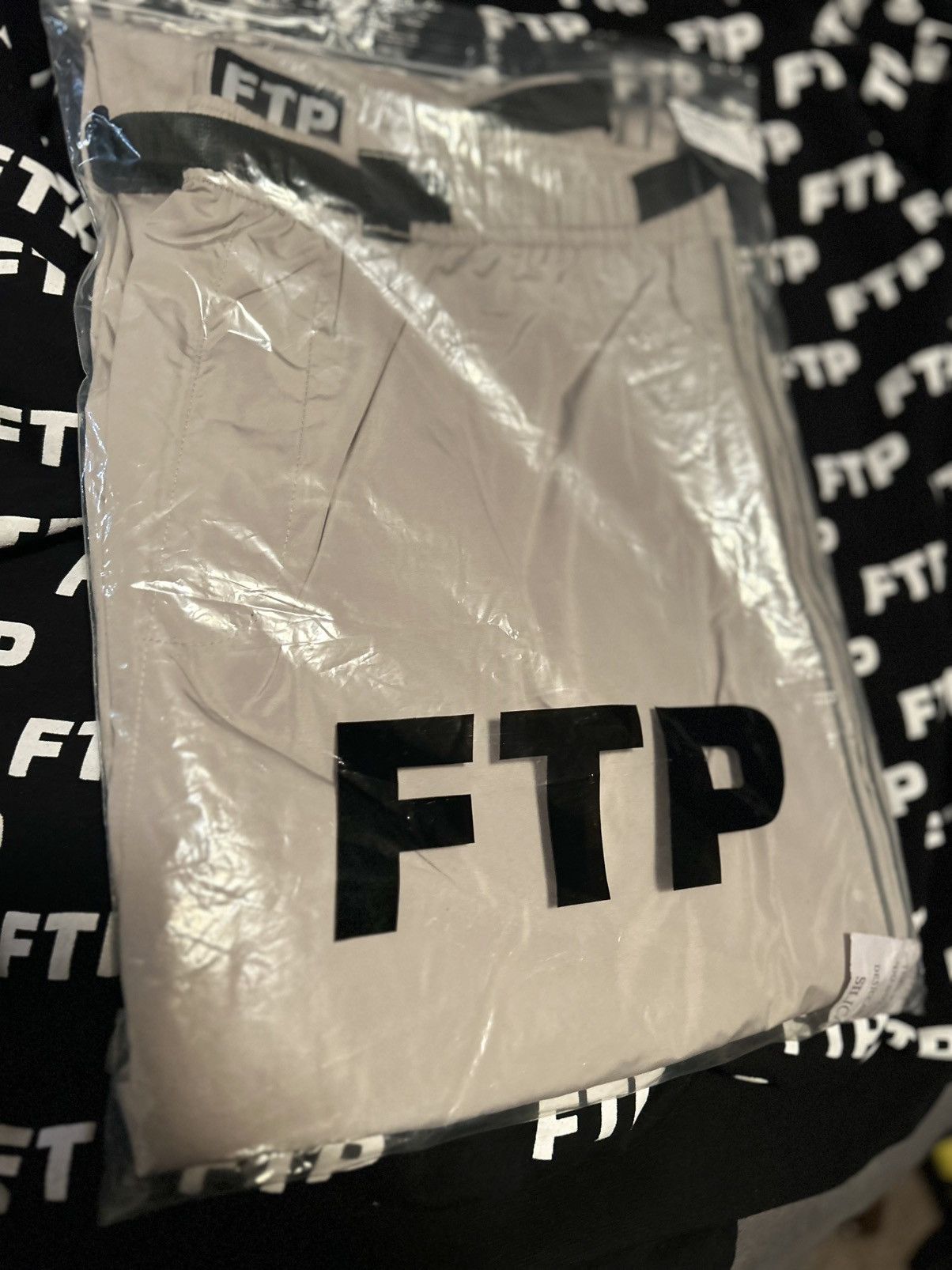 FTP nylon track pant! STONE