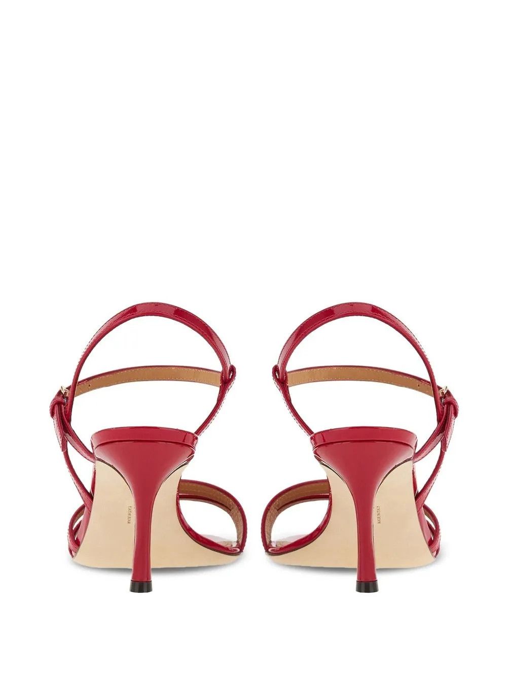 Salvatore Ferragamo o1y0426 Slingback Sandals in Garnet Size US 7.5 / IT 37.5 - 3 Thumbnail