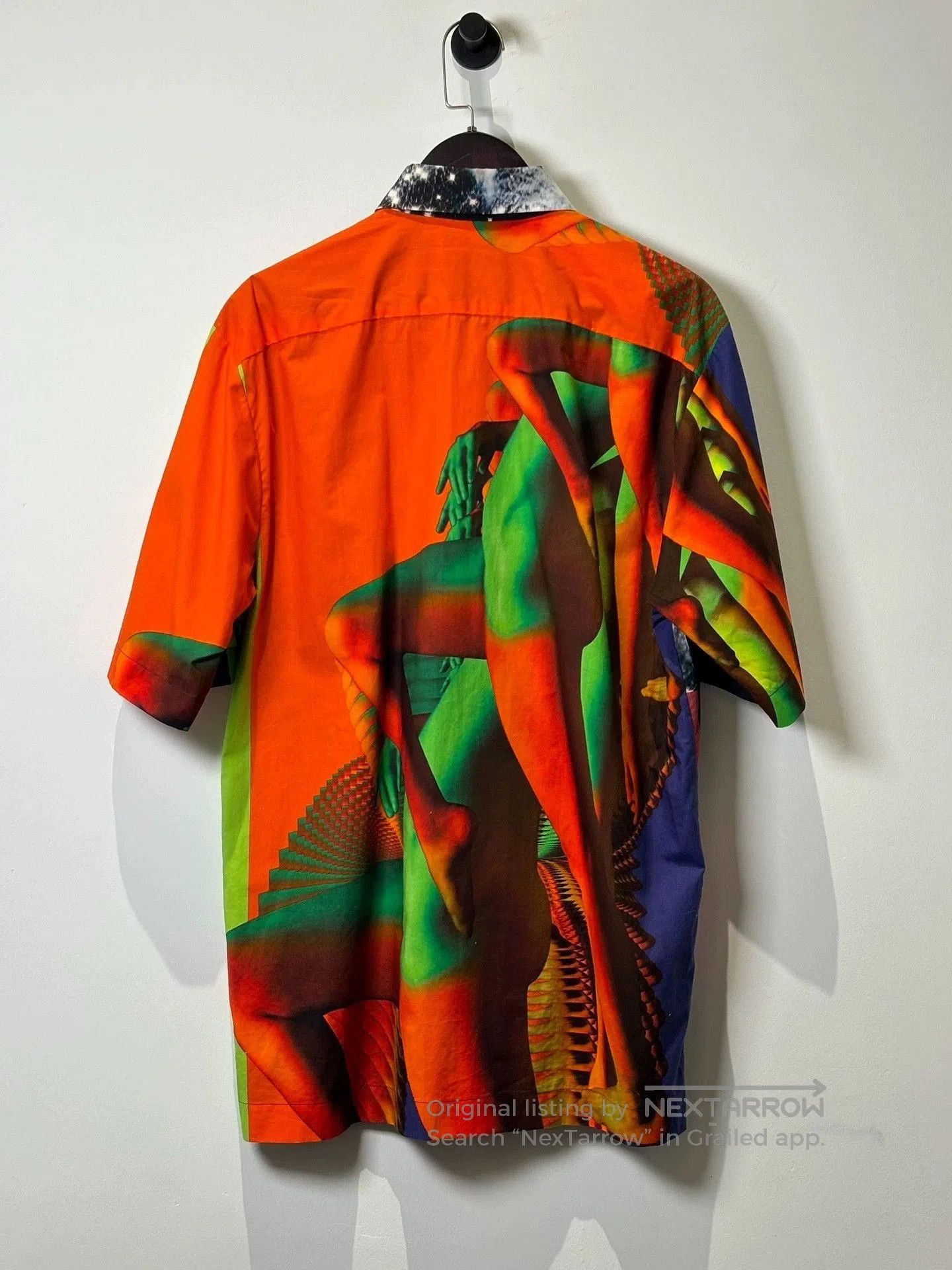Dries Van Noten Multi Abstract Print Short Sleeve Button. Size US S / EU 44-46 / 1 - 5 Thumbnail