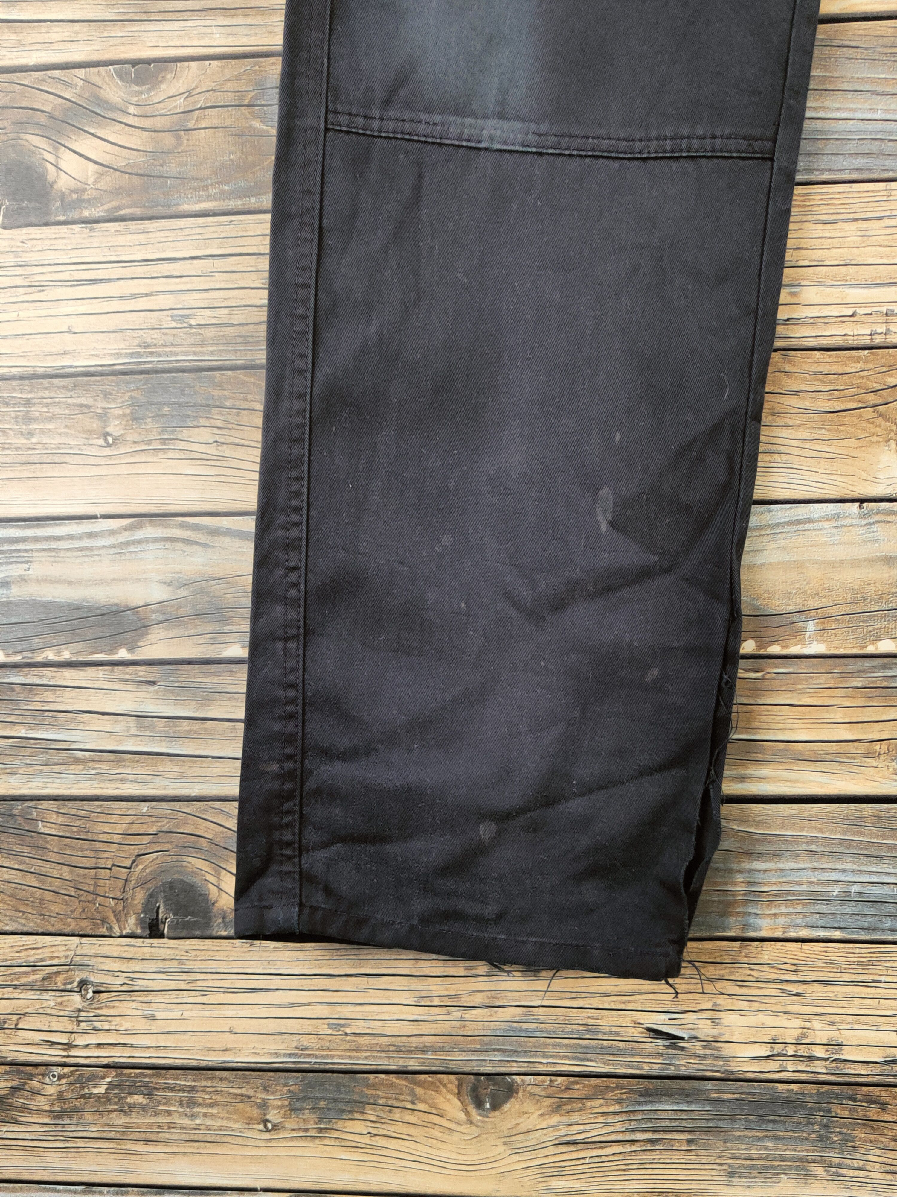 Japanese Brand DL Doublefocus Black Multipocket Cargo Pants #46-372 Size US 32 / EU 48 - 5 Thumbnail