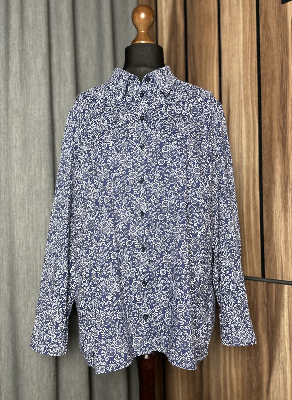 Other Ulla Popken Print Shirt Blouse Long Sleeve Size US 12/14 Size XL / US 12-14 / IT 48-50 - 1 Thumbnail