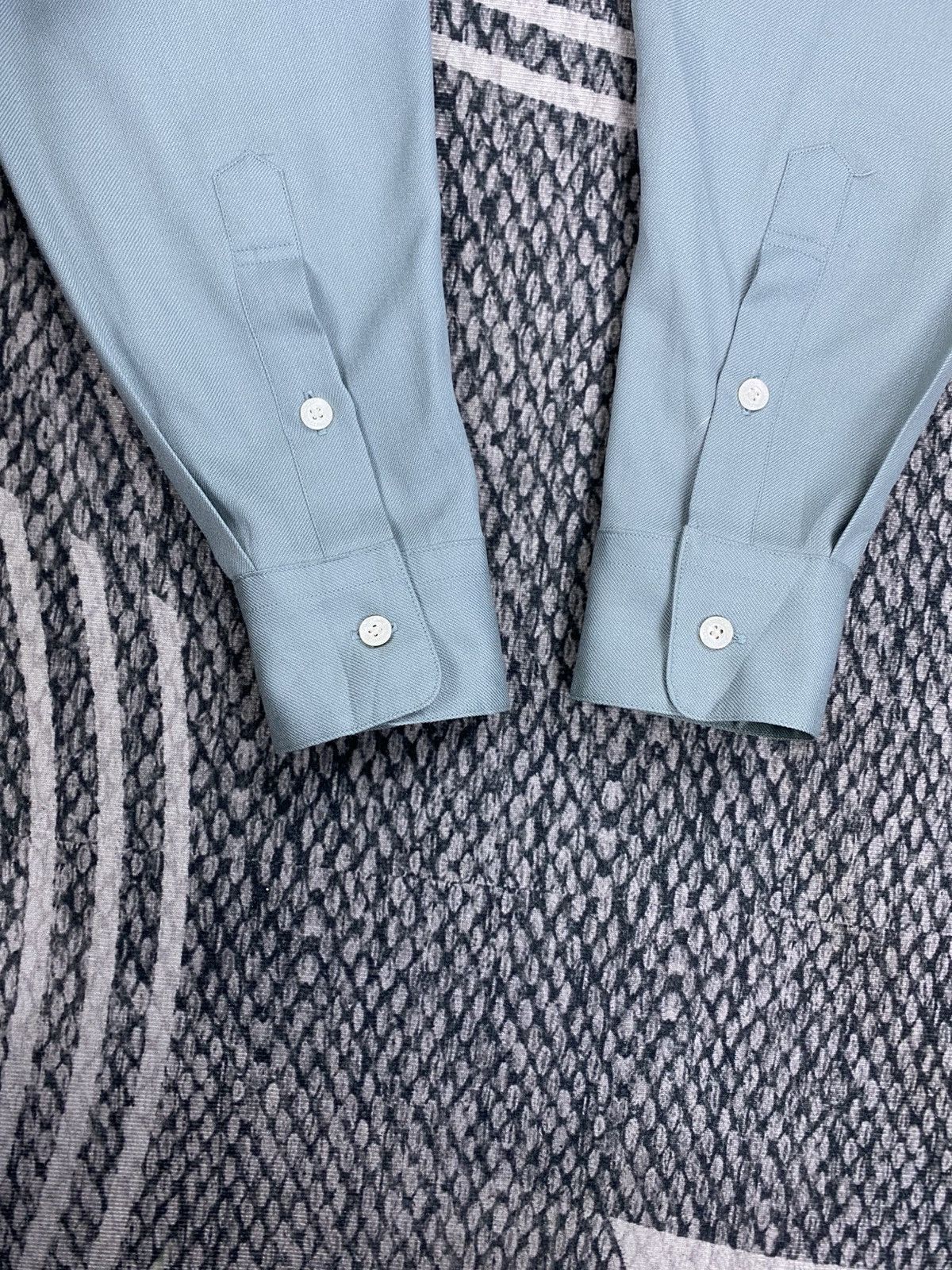 Burberry 🔥Vintage 80s Burberrys Casual Button Ups Wool Shirt Size US M / EU 48-50 / 2 - 10 Thumbnail