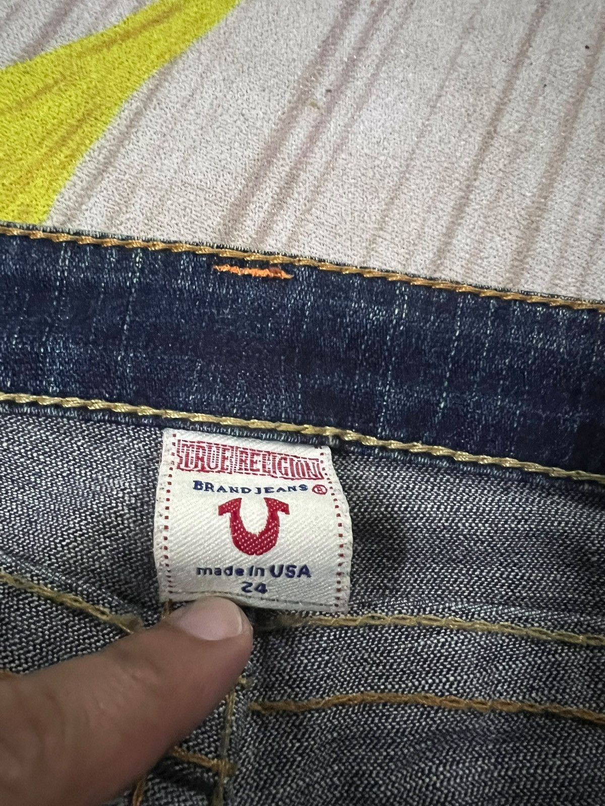 True Religion Flare Jean True Religion Twist Leg Distress Jean Size 27" / US 4 / IT 40 - 11 Thumbnail