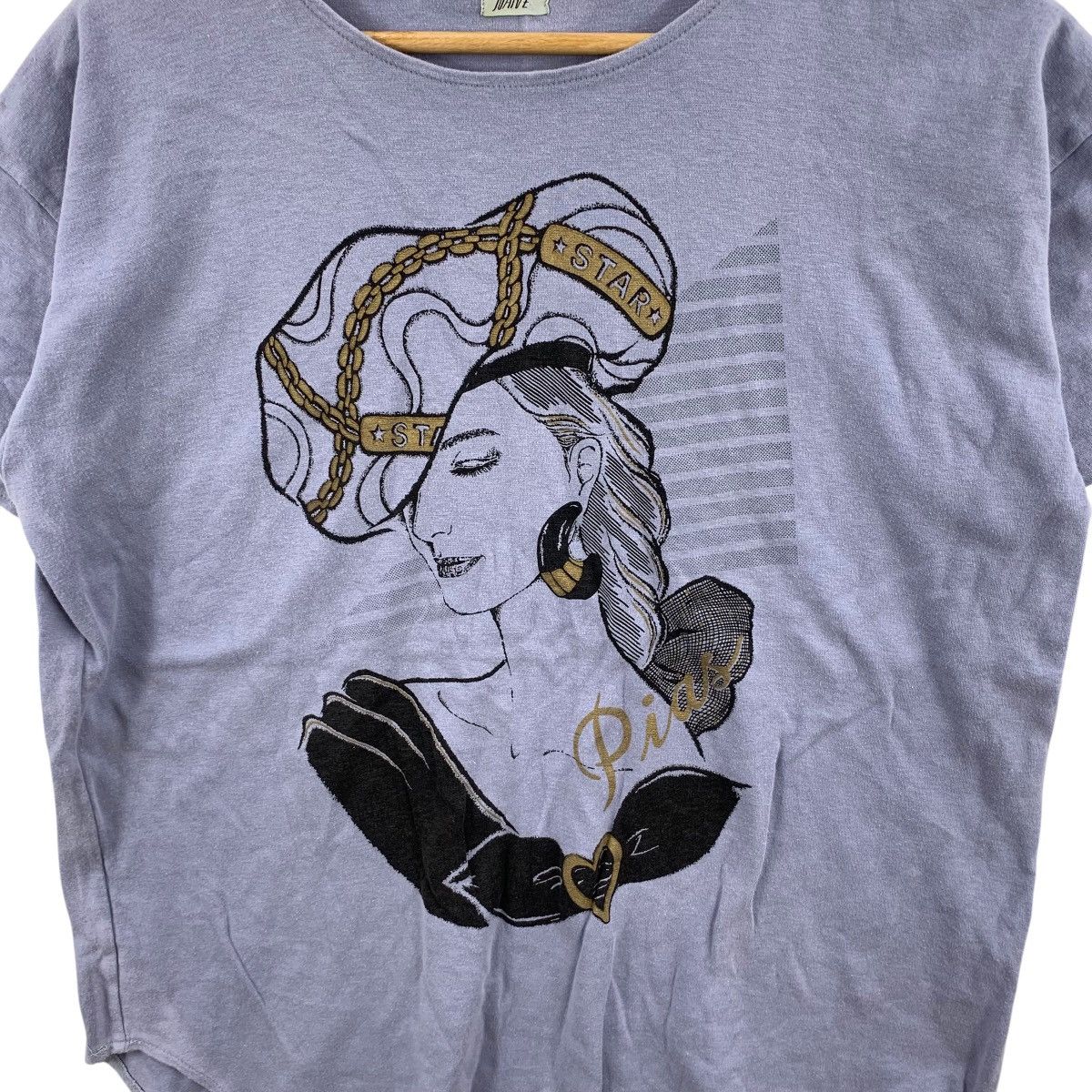 Vintage Vintage NANE PIAS PARIS High Couture Artwork Tee Shirt Top Size M / US 6-8 / IT 42-44 - 5 Thumbnail