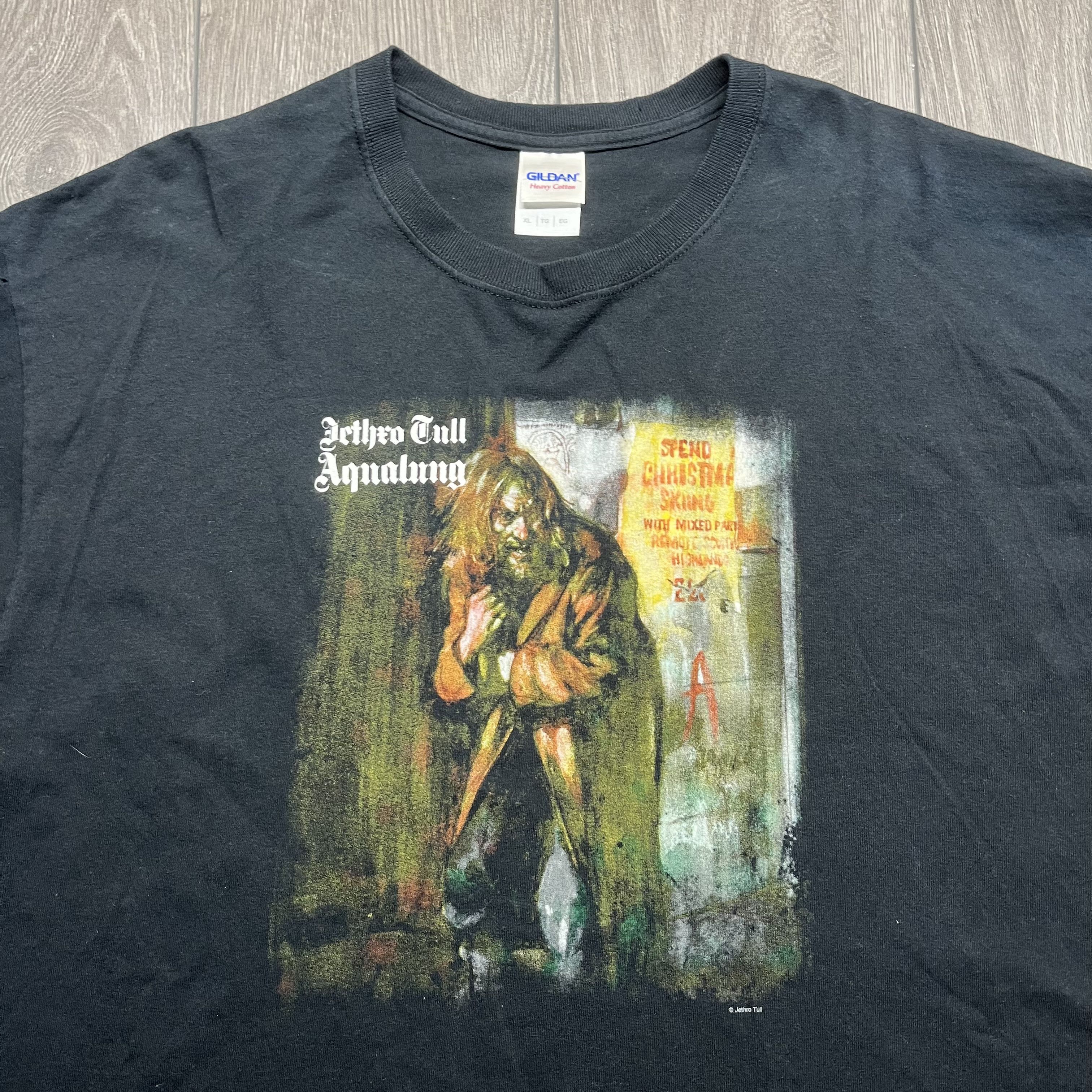 Band Tees × Vintage Vintage Jethro Tull Aqua Lung Y2k Band T Shirt Metal Size US XL / EU 56 / 4 - 2 Thumbnail