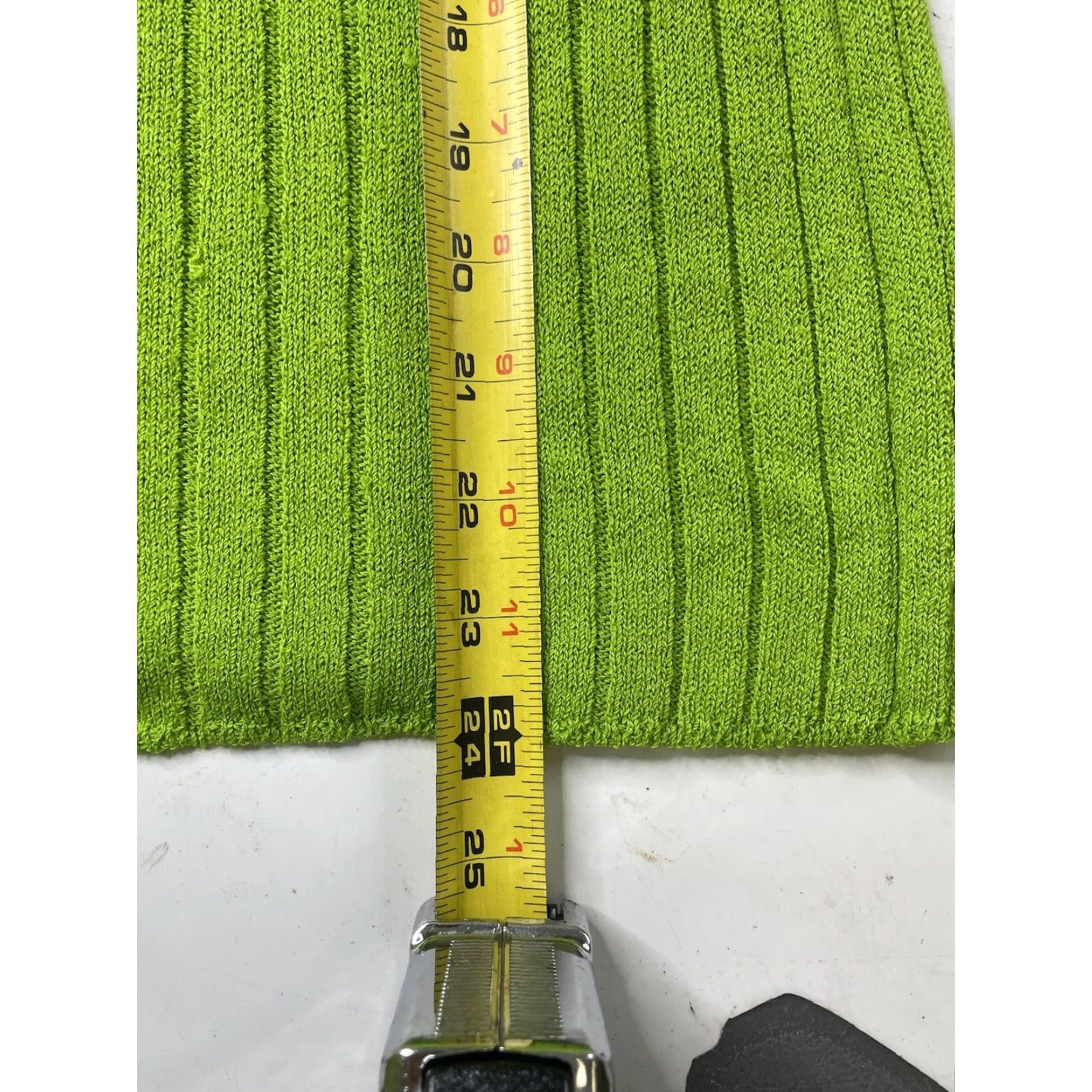 Vintage VINTAGE Iceberg Jumper Shirt Women Short Sleeve Green Striped V-Neck Size 44 90s 00s Womens Size M / US 6-8 / IT 42-44 - 4 Thumbnail
