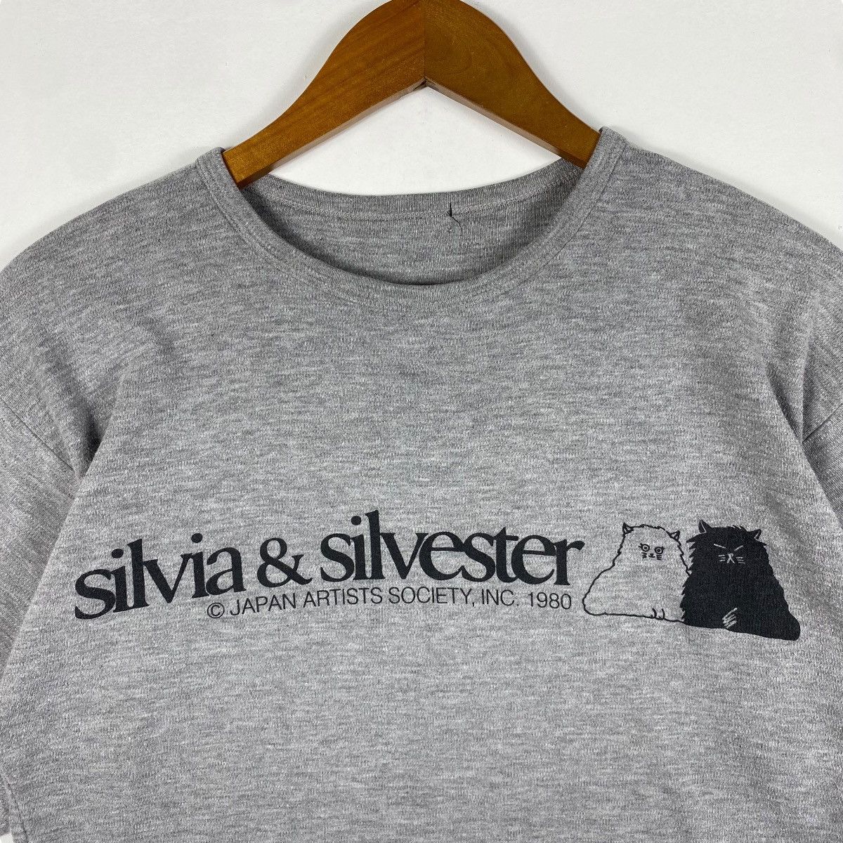 Japanese Brand × Vintage Vintage 80's SILVIA & SILVESTER Japan Artists Society Tee Size US L / EU 52-54 / 3 - 2 Thumbnail