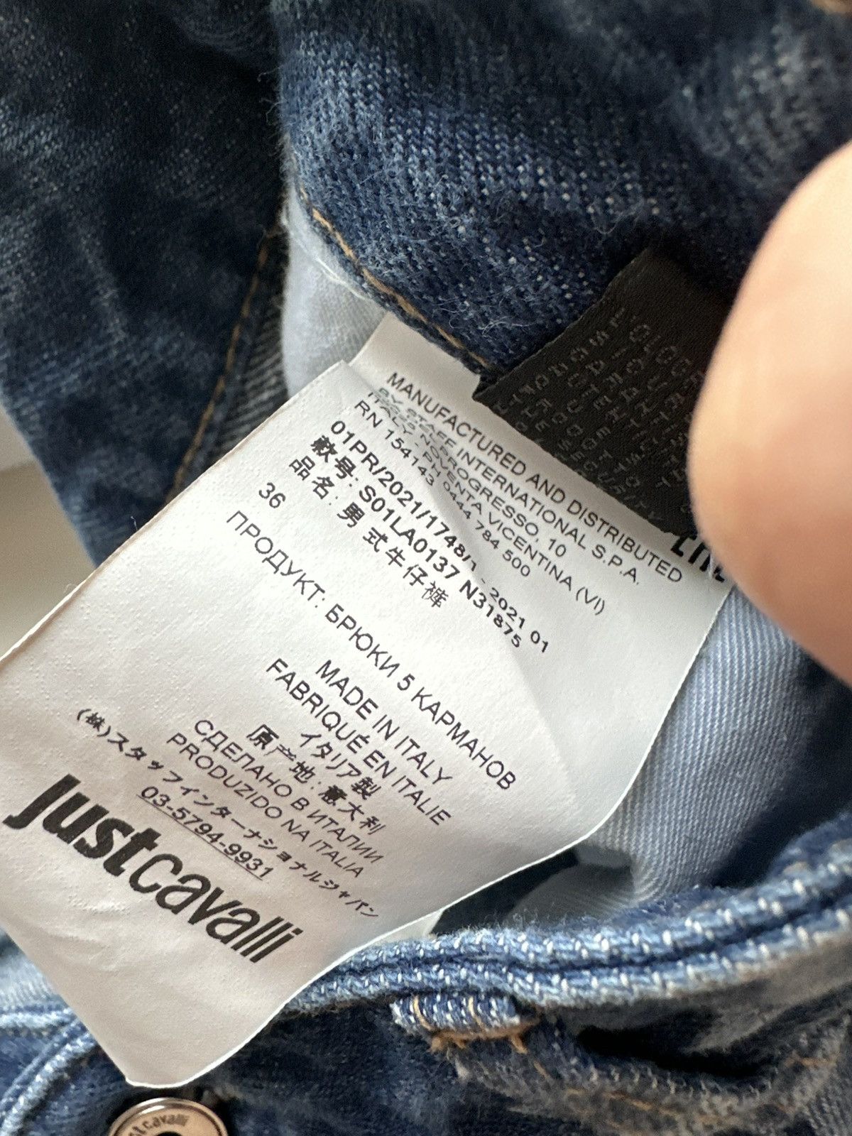 Just Cavalli Just cavalli denim pants vintage crazy Y2K jeans Size US 36 / EU 52 - 11 Thumbnail