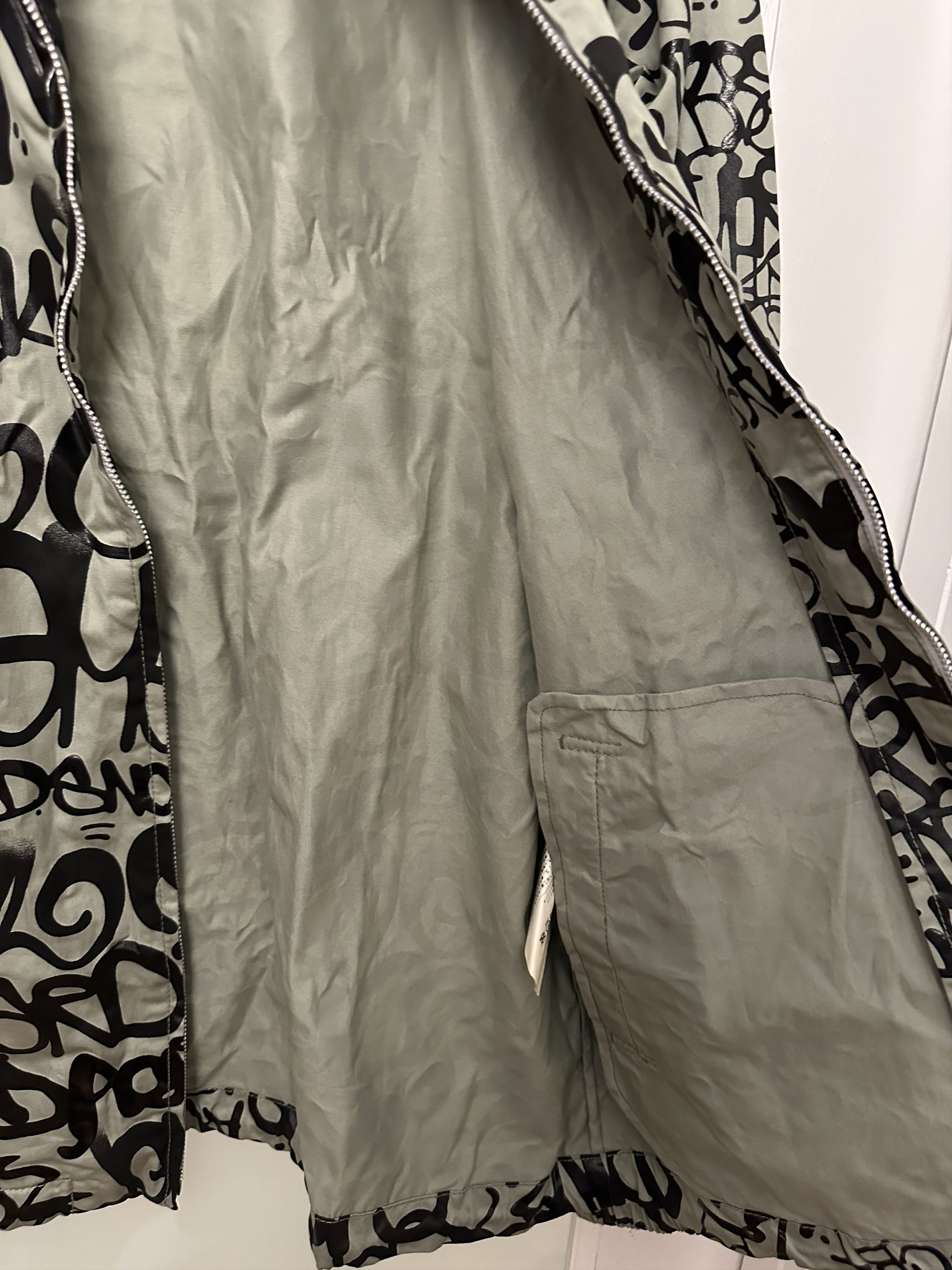 Comme des Garcons SHIRT Graffiti Front Zip Jacket Size US L / EU 52-54 / 3 - 4 Thumbnail