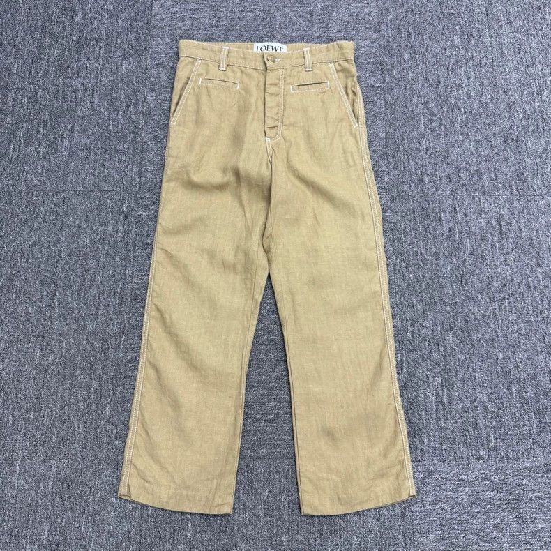 Loewe LOEWE Linen casual pants Size 42" / US 20 - 1 Thumbnail