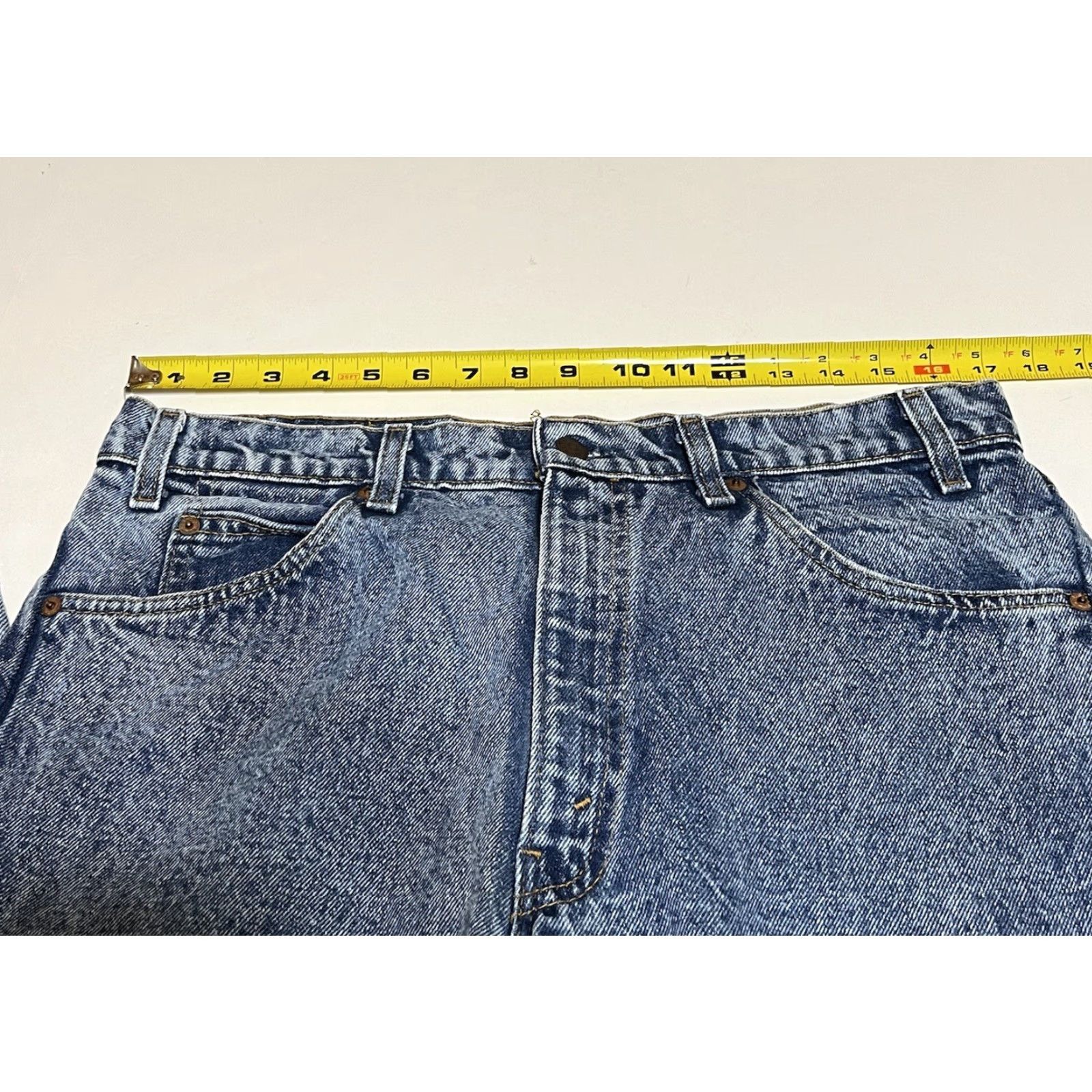 Levi's VINTAGE Levi's 20505-0217 Orange Tab Straight Jeans Tag 36x32 Measure 34x31 USA Size US 34 / EU 50 - 3 Thumbnail