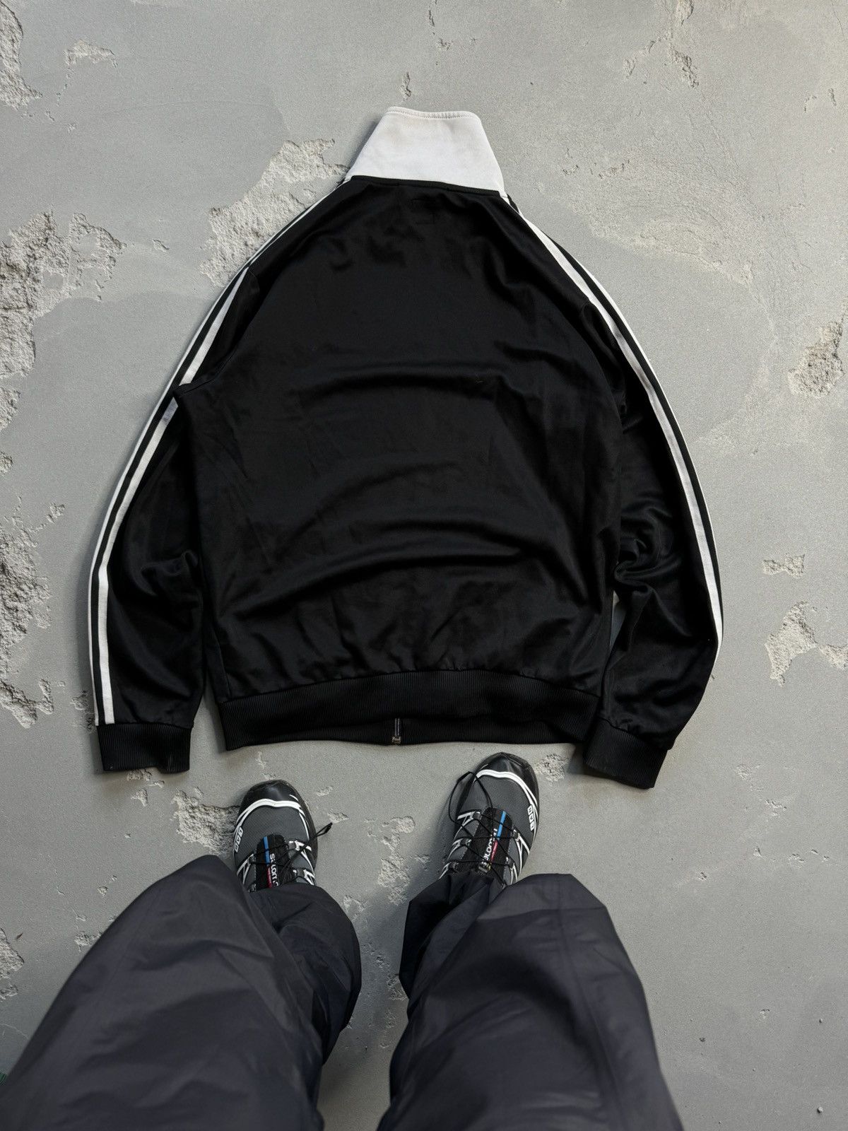 Adidas × Vintage 🔥 Adidas 2010 Black Track Jacket Size US XL / EU 56 / 4 - 2 Thumbnail