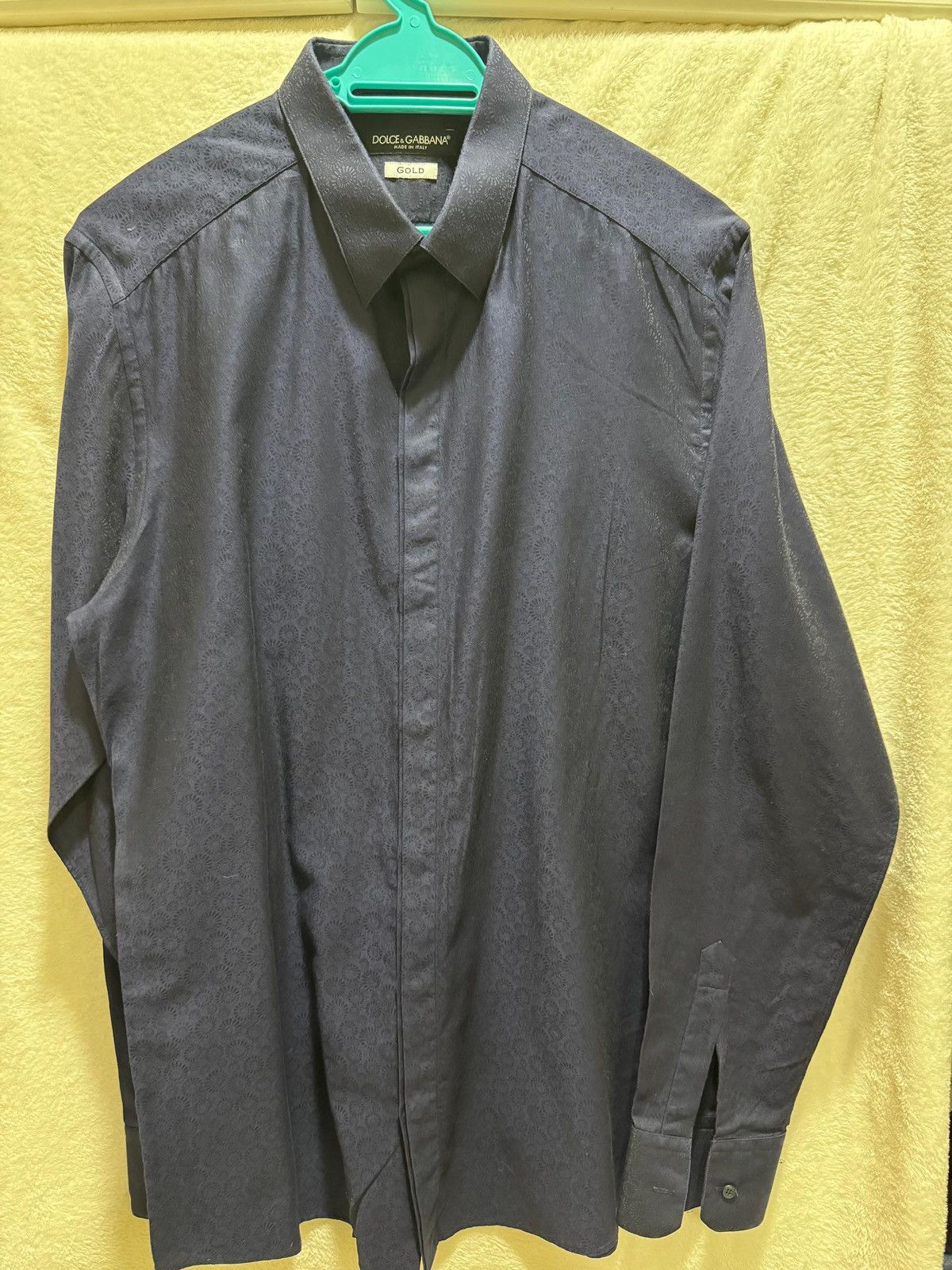 Dolce & Gabbana Dolce & Gabbana Gold button up shirt Size US M / EU 48-50 / 2 - 1 Thumbnail