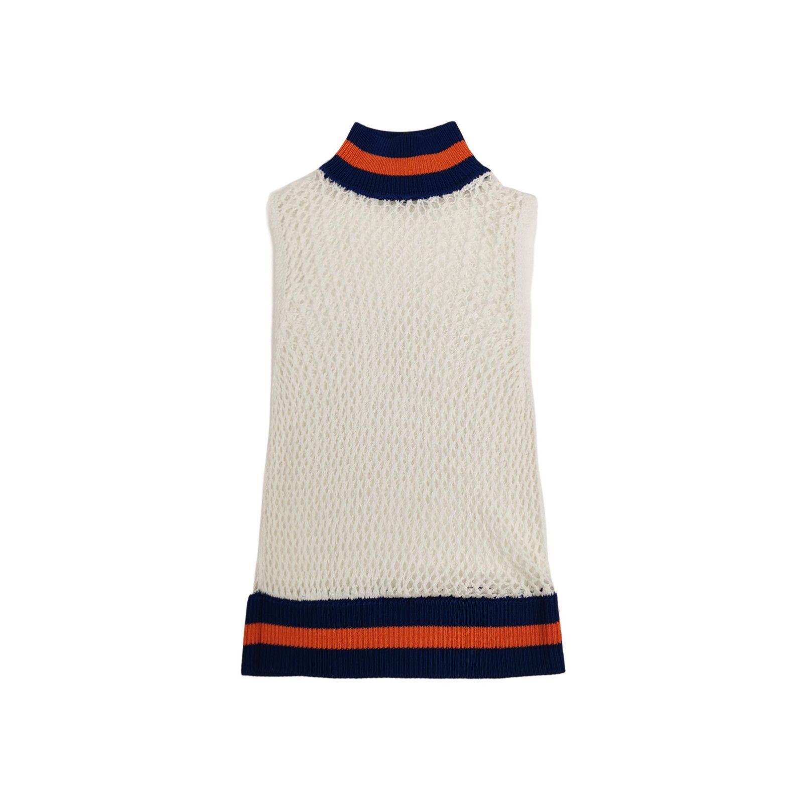Burberry Burberry Color-Blocked Cotton Sleeveless Top 0079 Size US M / EU 48-50 / 2 - 1 Thumbnail