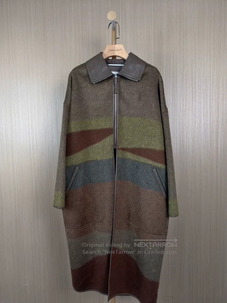 Hermes Hermes Color Block Long Cashmere Coat Size XXS / US 00 / IT 34 - 1 Thumbnail