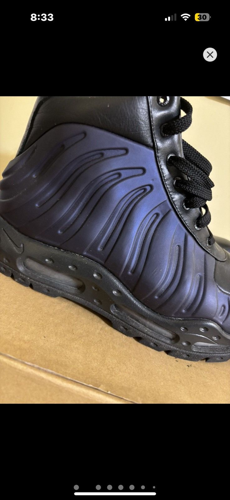 Nike Streetwear Vintage FINAL DROP RARE NIKE ACG EGGPLANT FOAM DOME BOOT 9.5 Grailed