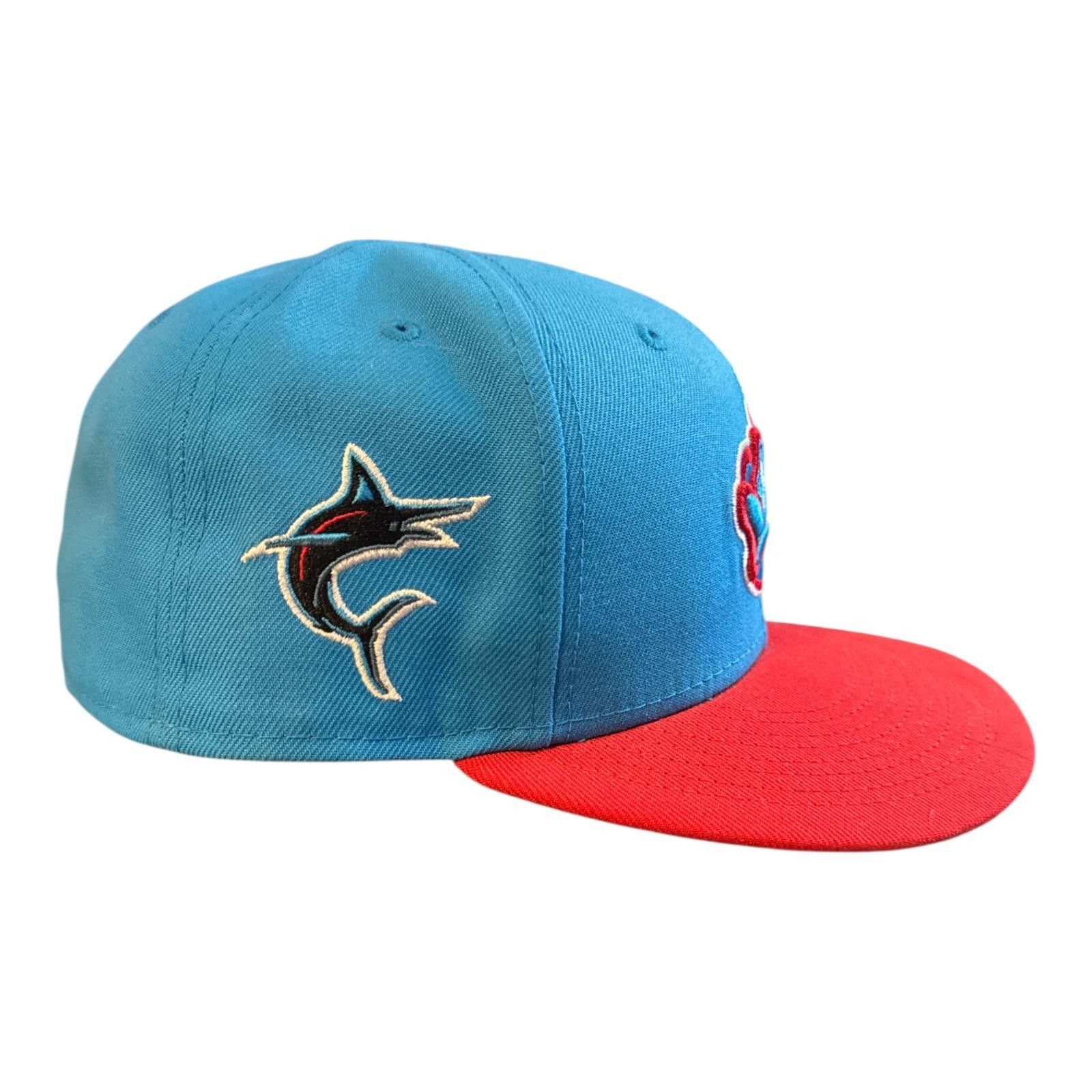 New Era New Era 59FIFTY Miami Marlins Fitted Baseball Cap 7 3/8 Size ONE SIZE - 2 Thumbnail