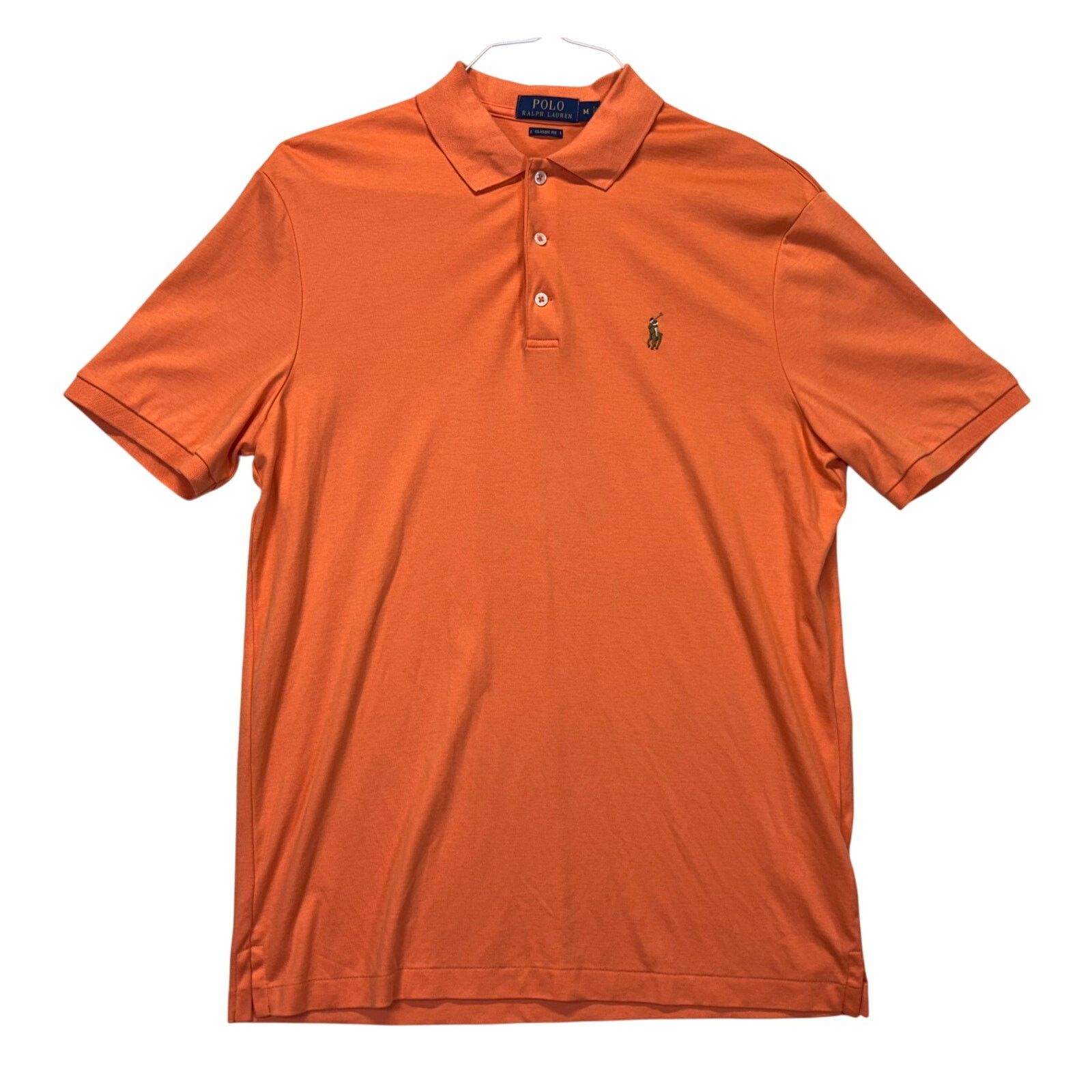 Polo Ralph Lauren Polo Ralph Lauren Men’s Classic Fit Polo Shirt Orange M Size US M / EU 48-50 / 2 - 1 Thumbnail