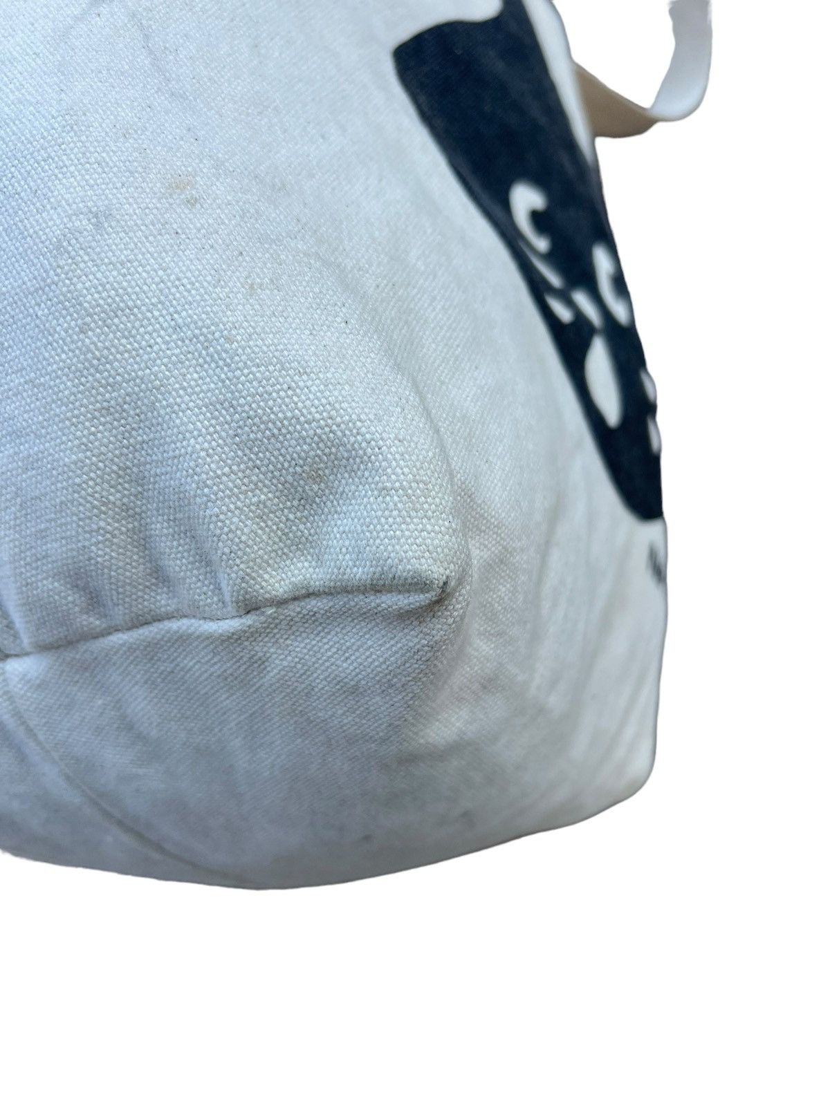 Issey Miyake Ne-net Iconic Cat Logo Canvas Cotton tote Bag Size ONE SIZE - 9 Thumbnail