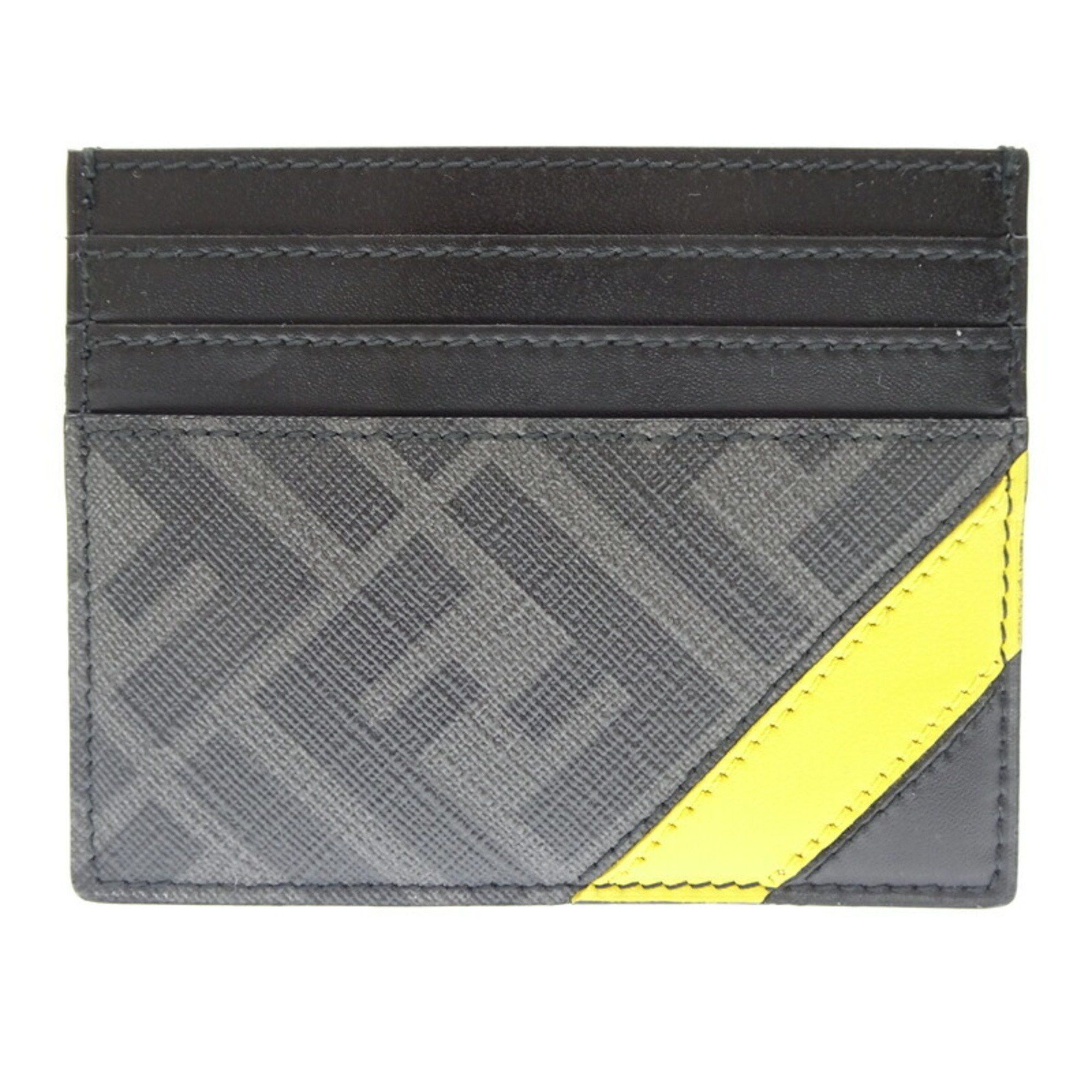 Fendi Fendi Men's Card Case 7M0343AL8A Coated Canvas Black Size ONE SIZE - 1 Thumbnail