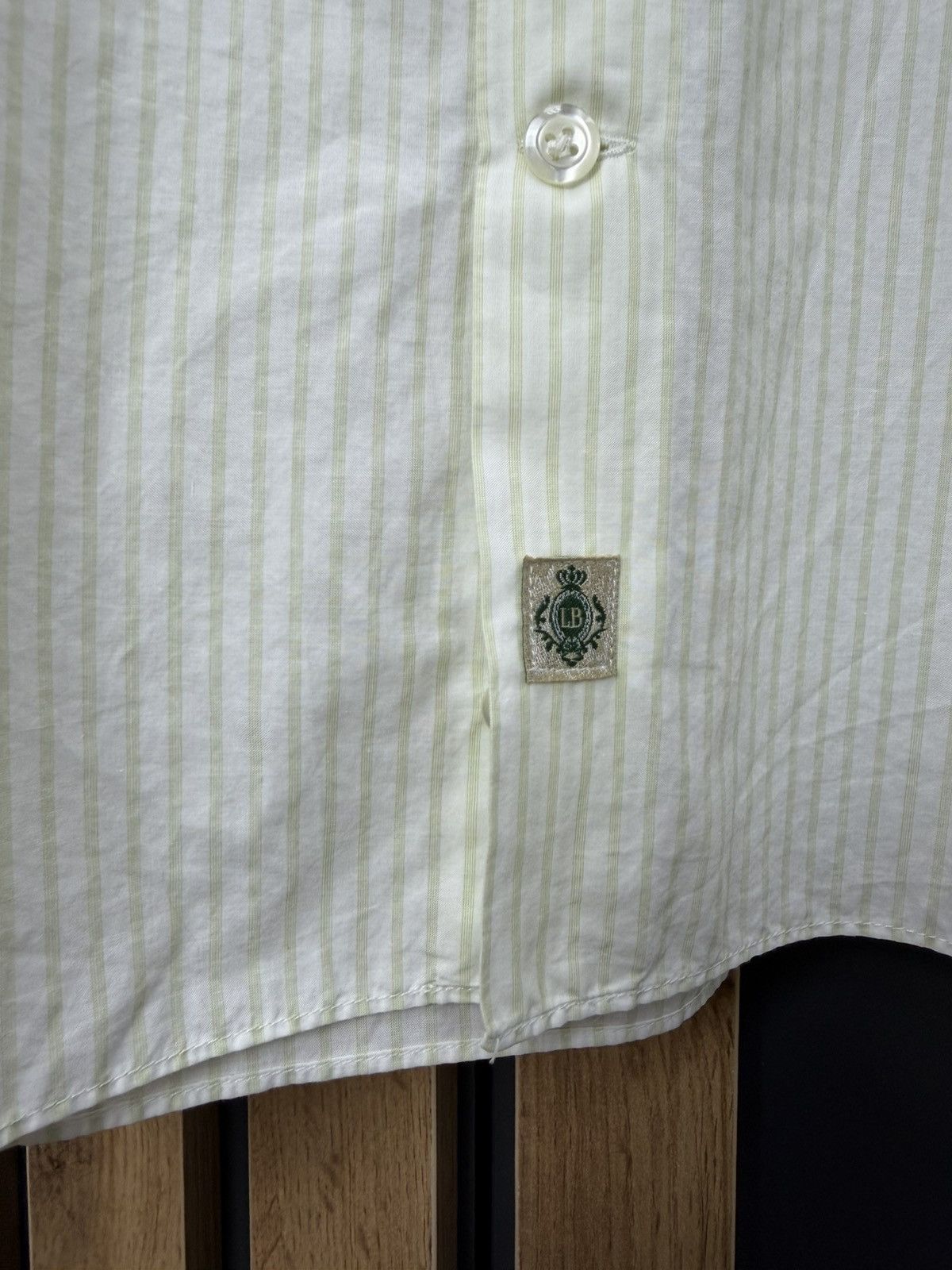 Luigi Borrelli Luigi Borrelli Cotton Striped Long Sleeve Shirt Size US L / EU 52-54 / 3 - 4 Thumbnail