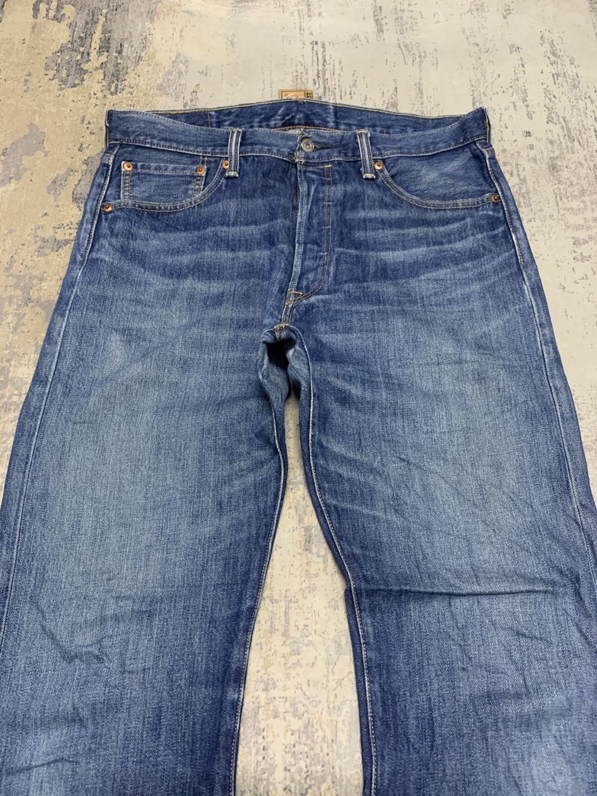 Levi's Vintage Levi's 501 Blue Wash Jeans Size US 35 - 2 Thumbnail