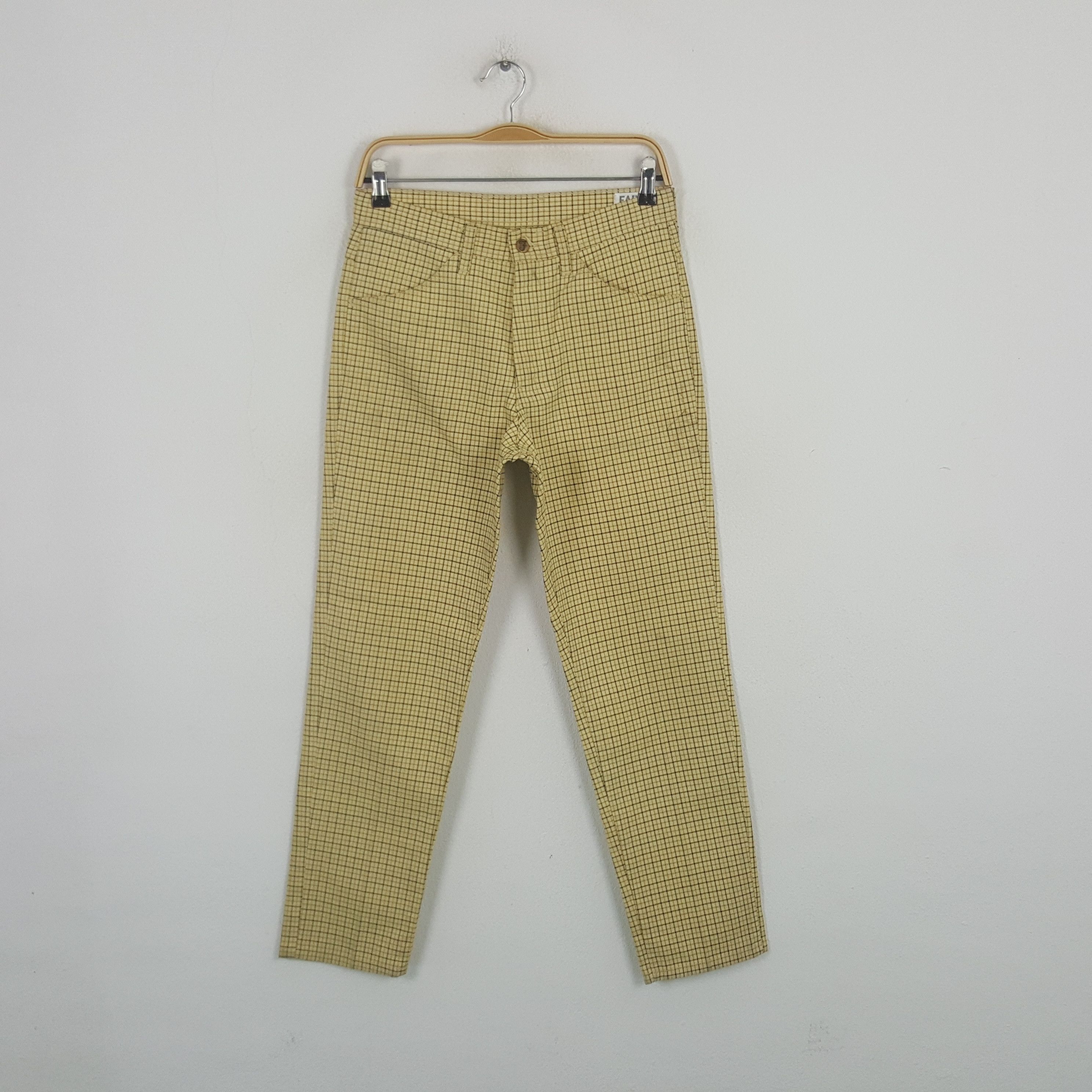 Farah Vintage Farah American Style Plaid Pants RR16 Size US 29 - 1 Thumbnail