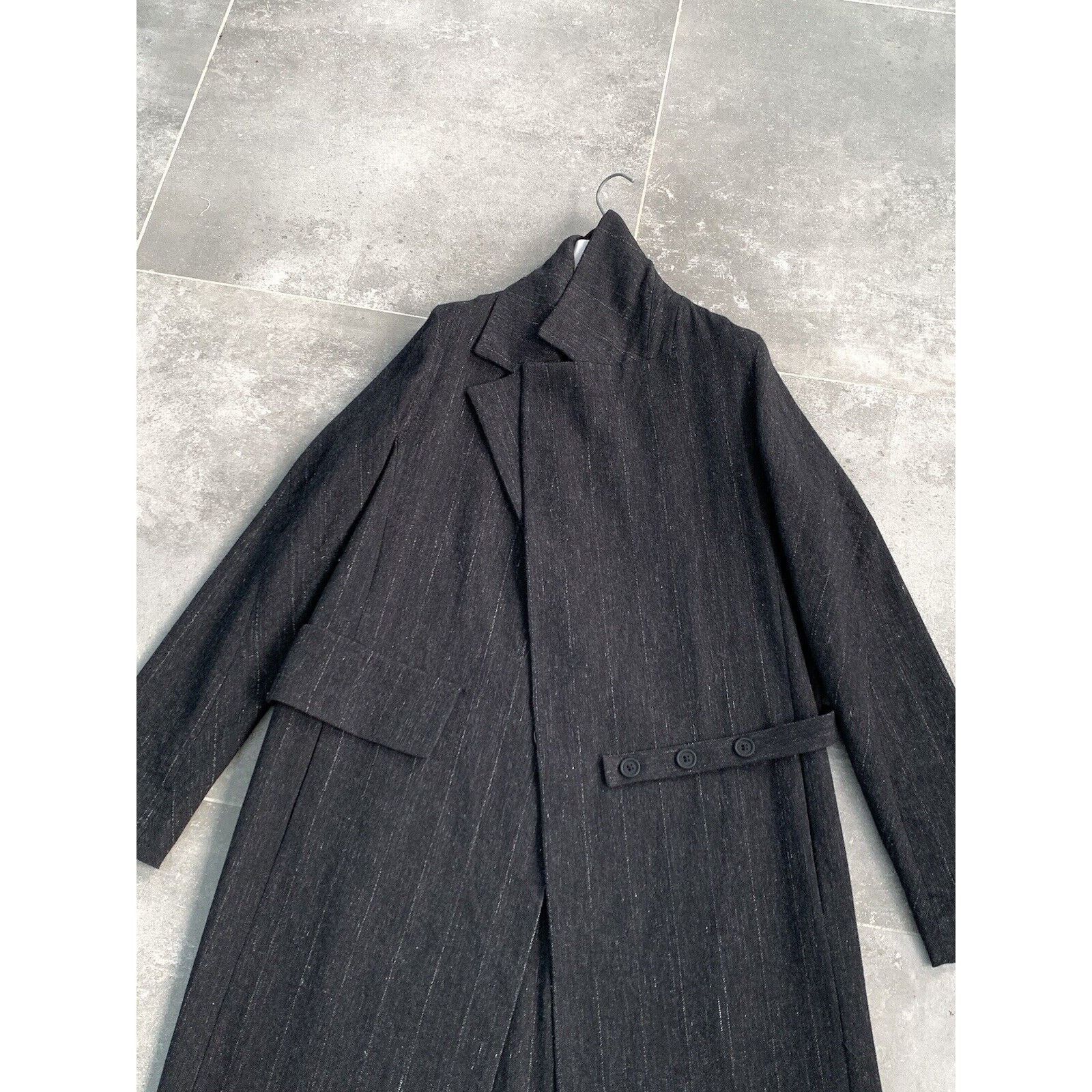 Annette Gortz × Designer Women's ANNETTE GORTZ LINEN Trench Coat Jacket EU 38 UK 10 Size M / US 6-8 / IT 42-44 - 14 Thumbnail