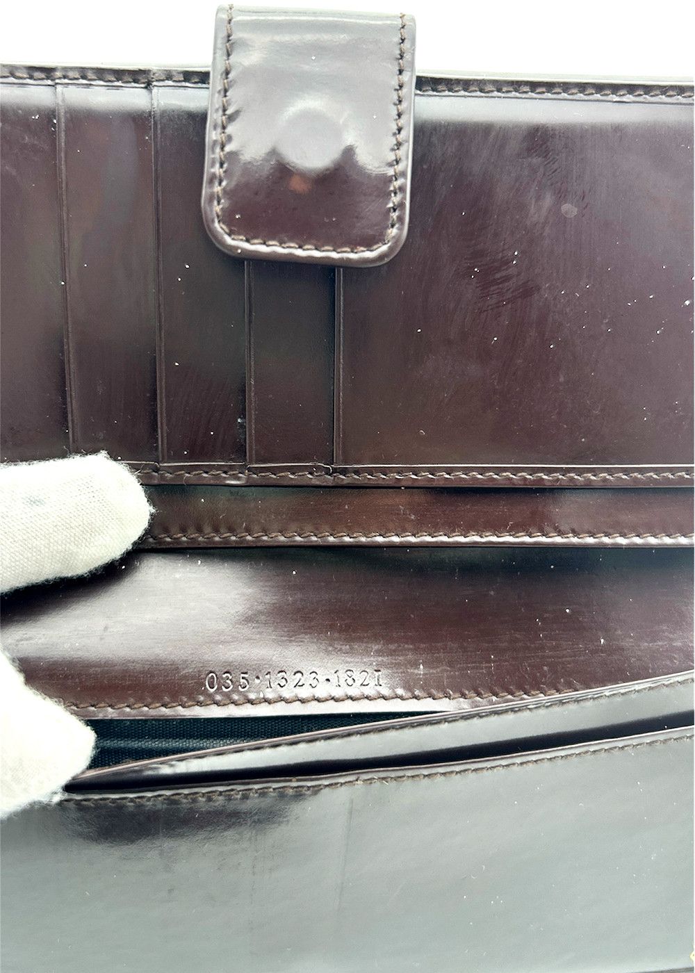 Gucci Gucci Long Wallet Vintage Brown Size ONE SIZE - 13 Thumbnail