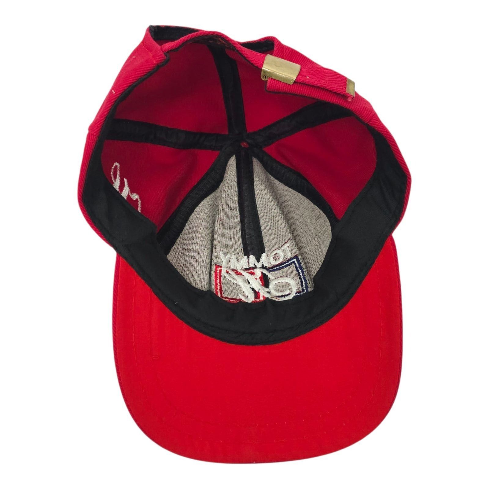 Tommy Hilfiger Tommy Hilfiger Spell Out Strapback Cap Embroidered Vintage 9 Size ONE SIZE - 5 Thumbnail