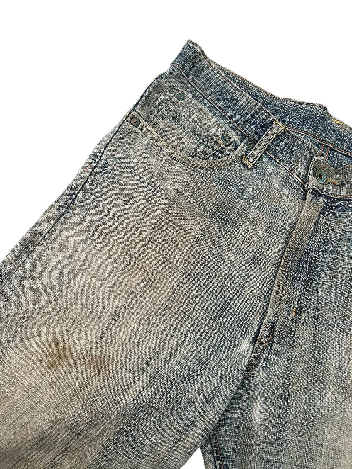 Kapital Vintage Edwin 505ZX Selvedge Sunfaded Rusty Dirty Denim Jean Size US 34 / EU 50 - 6 Thumbnail