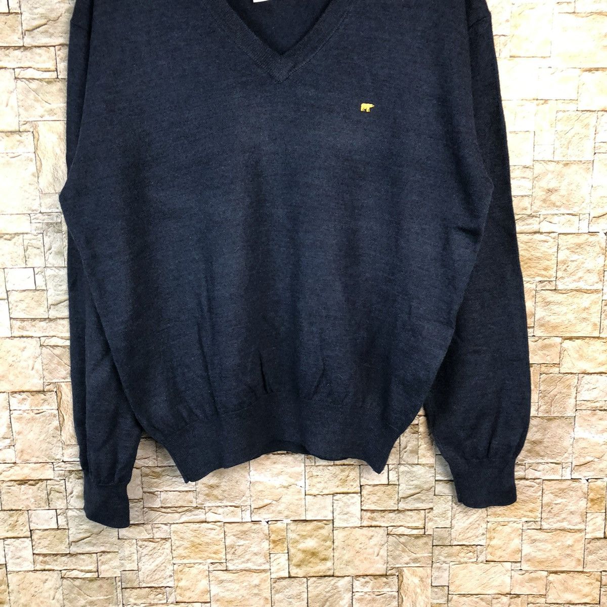 Golden Bear × Homespun Knitwear × Vintage Golden Bear vintage Dark Blue Knitwear #A848 Size US M / EU 48-50 / 2 - 3 Thumbnail