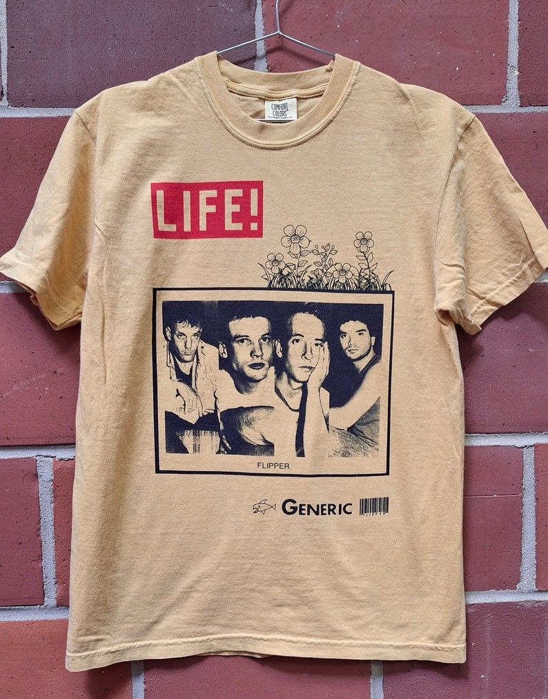 Comfort Colors Flipper fan art T-shirt Mustard Comfort Colors Size US M / EU 48-50 / 2 - 1 Thumbnail