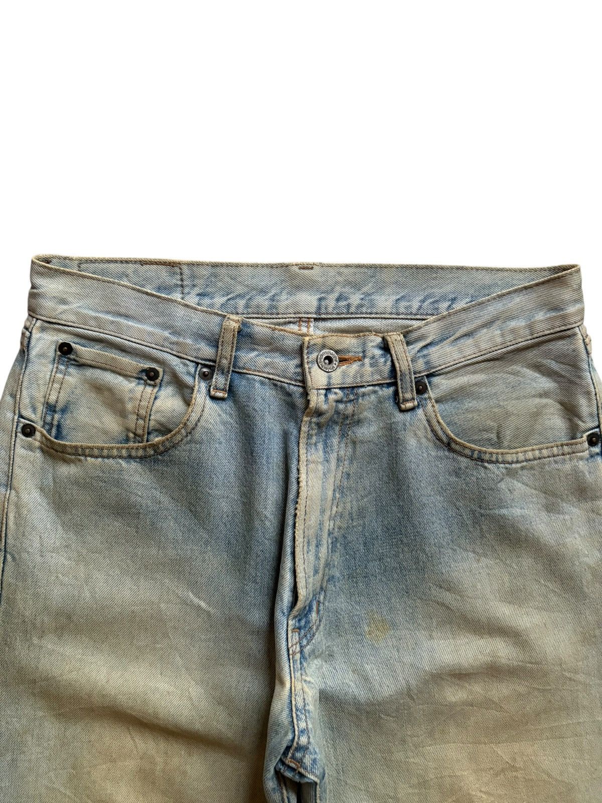 Japanese Brand Vintage Japanese Brand Rusty Mud Wash Distressed Baggy Jeans Size US 31 - 4 Thumbnail