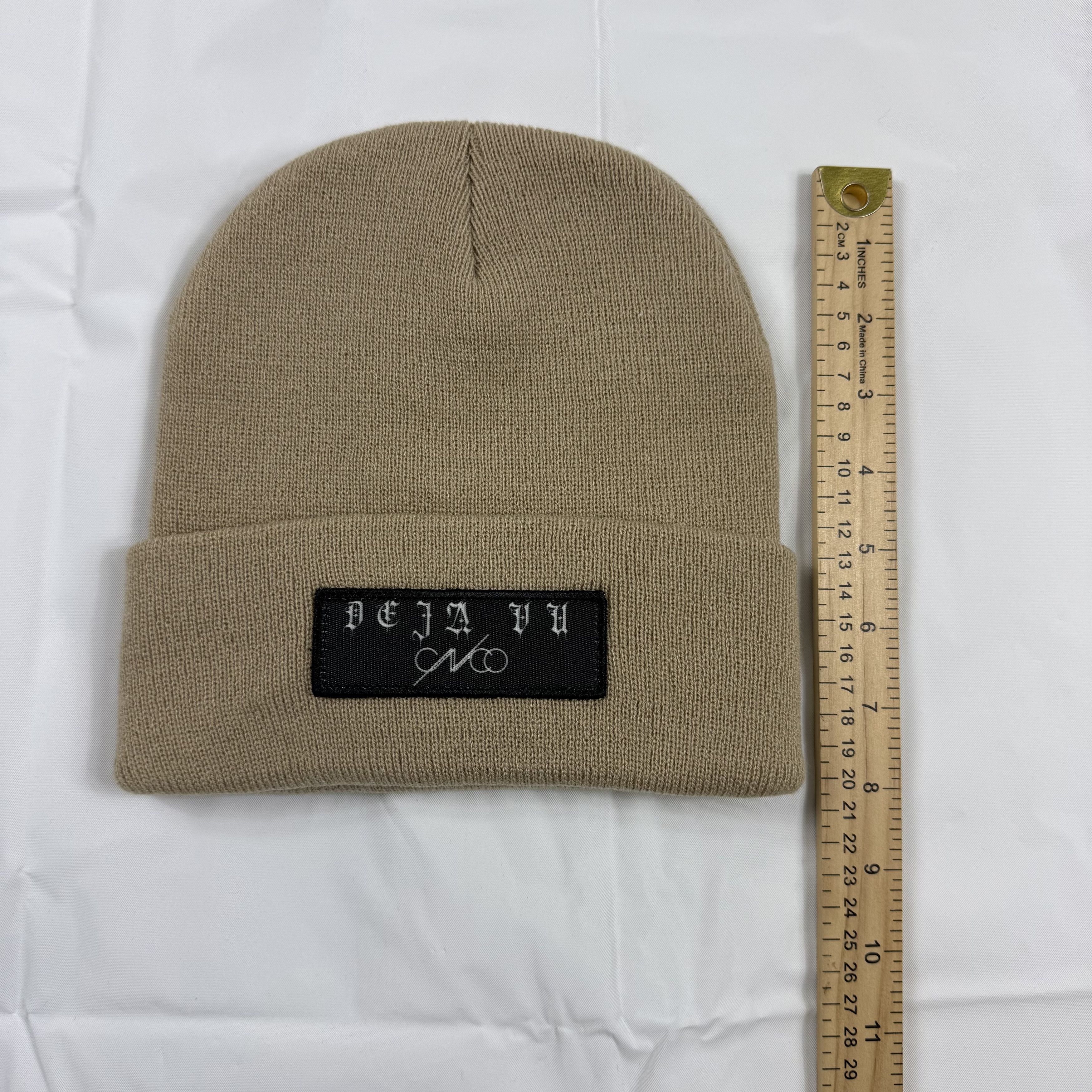 Other CNCO Deja Vu Tan Khaki Ribbed Knit Cuffed Beanie Size ONE SIZE - 10 Thumbnail