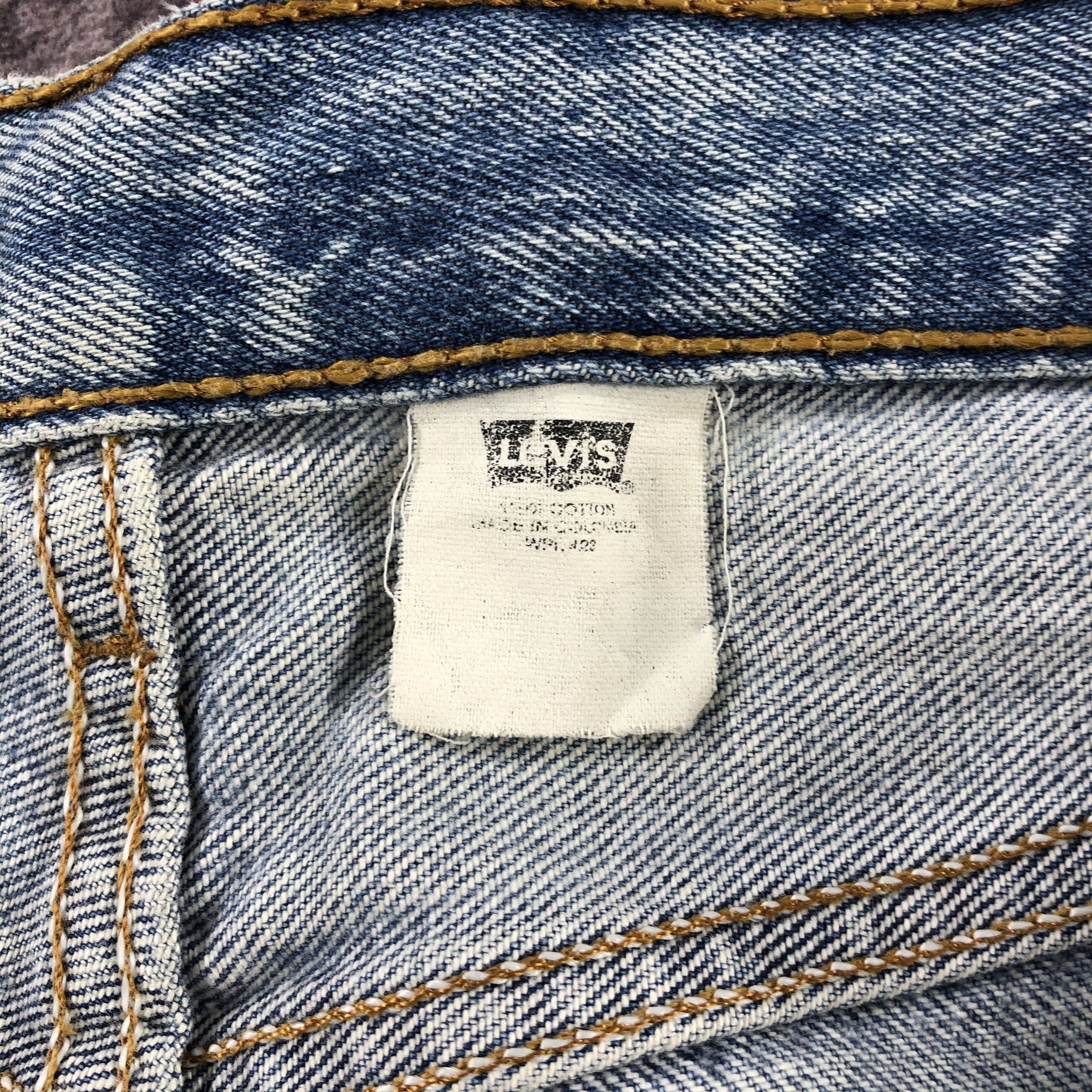 Levi's 90s Vintage Blue Wash Levis 501 Jeans-JM3028 Size US 32 / EU 48 - 15 Thumbnail