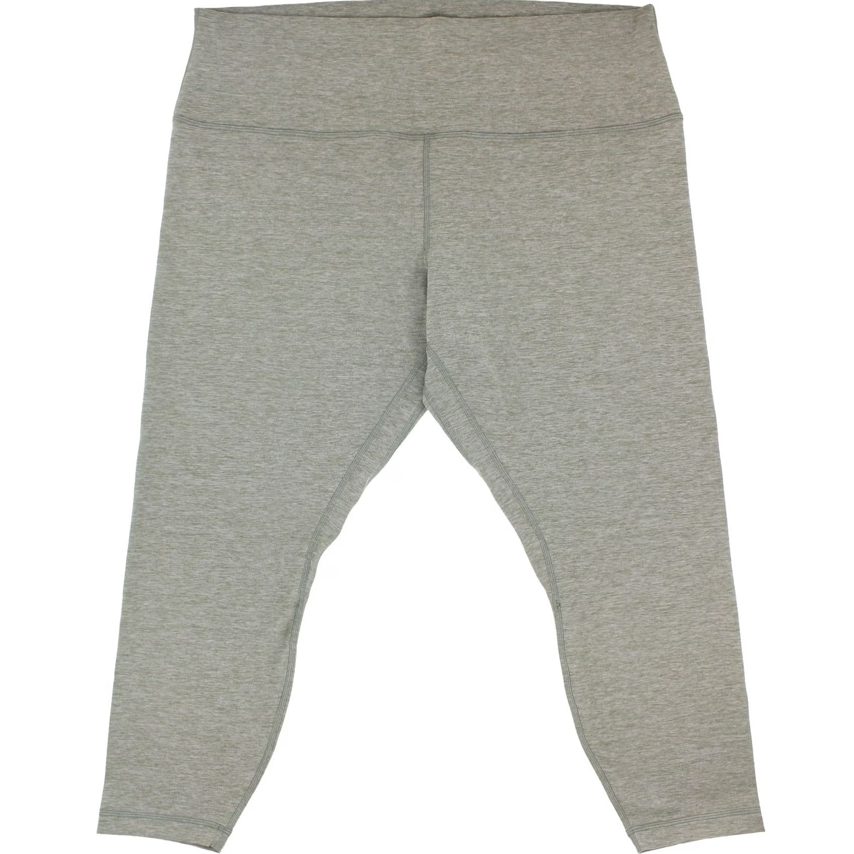 Lululemon Lululemon Align High Rise Leggings Olive Heather Plus 20 Inseam 25 in Nulu Nylon Spandex Cropped Slim Womens Leggings Size 42" / US 20 - 2 Thumbnail