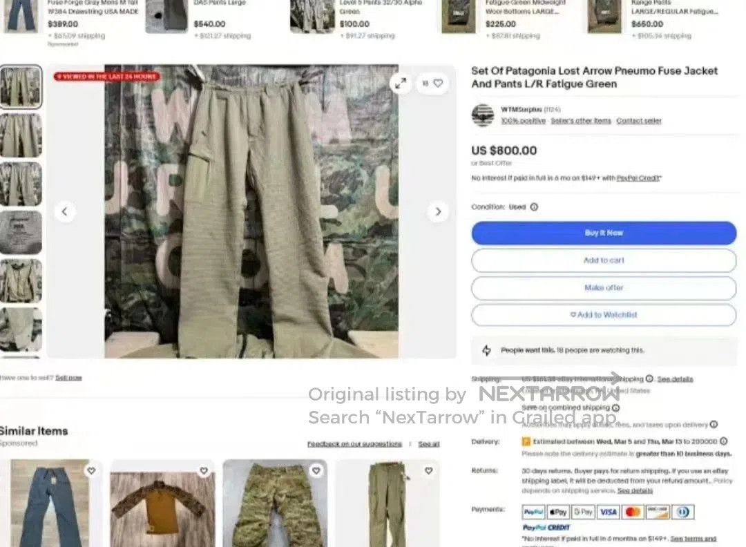 Other Patagonia Lost Arrow Pneumo Fuse Pants. Size US 30 / EU 46 - 2 Thumbnail