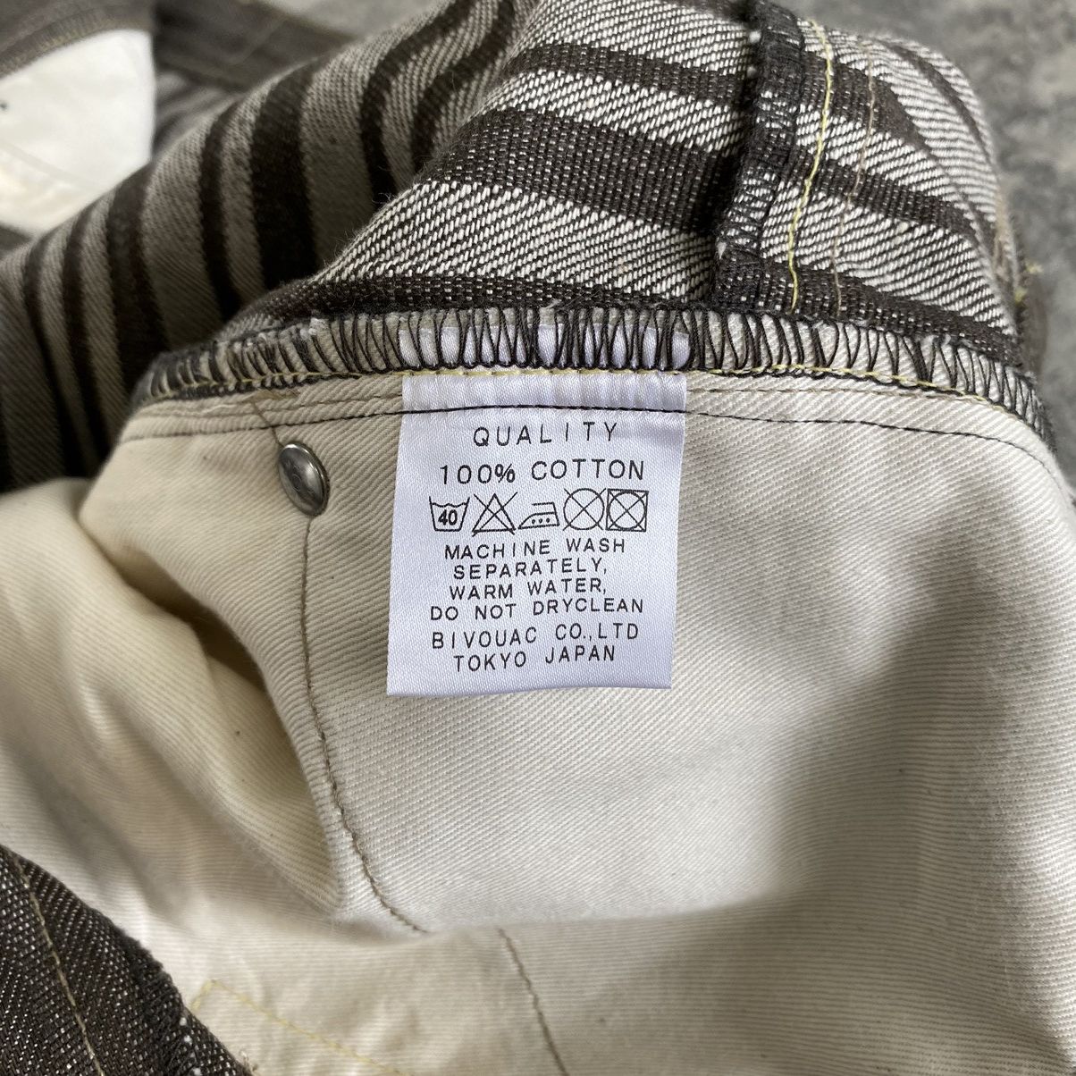 Japanese Brand Vintage Bivouac Japan Double knee HBT Workwear Denim Size US 32 / EU 48 - 24 Thumbnail