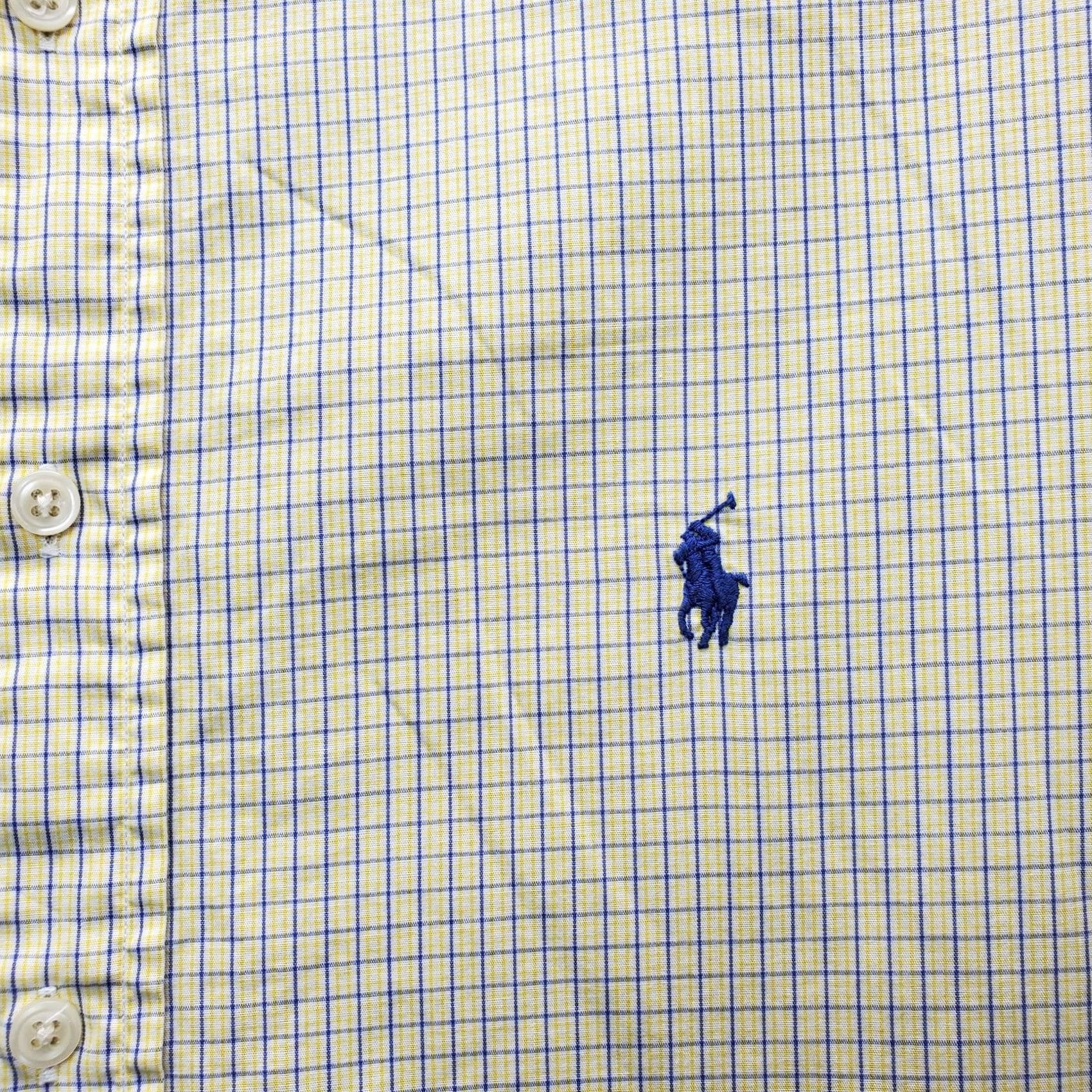 Ralph Lauren Ralph Lauren Mens Dress Shirt Yarmouth 17 Multi Plaid Button-Down Blue Pony Logo Size 46R - 7 Thumbnail