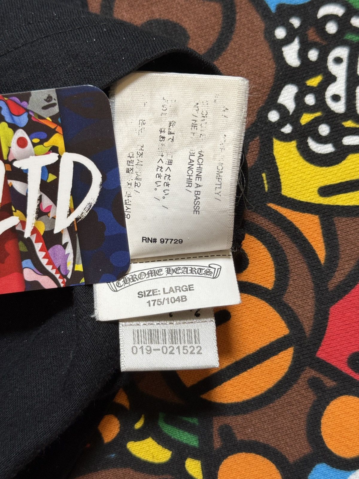 Chrome Hearts Chrome Hearts Black Multi Cross Logo Long Sleeve Tee Size US L / EU 52-54 / 3 - 10 Thumbnail