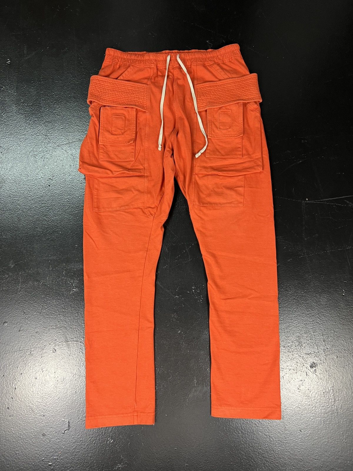 Rick Owens Rick Owens Drkshdw Orange Creatch Cargos | Grailed